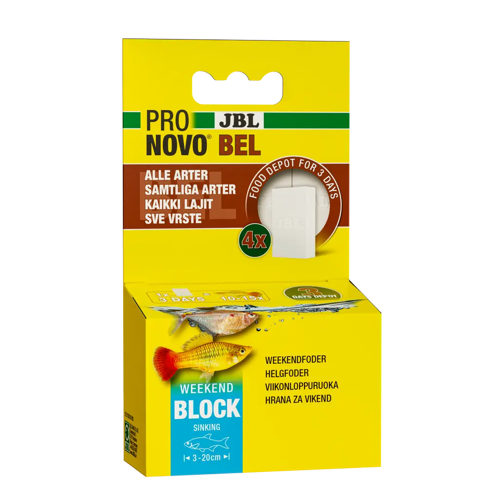 Feed your aquarium fish with stored food for 3 days.