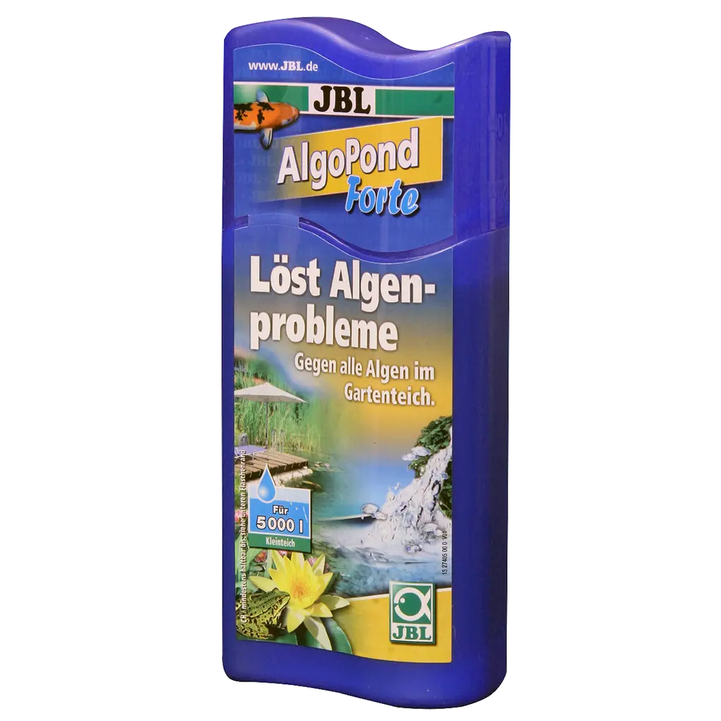 For fast and effective control of all types of algae in garden ponds
