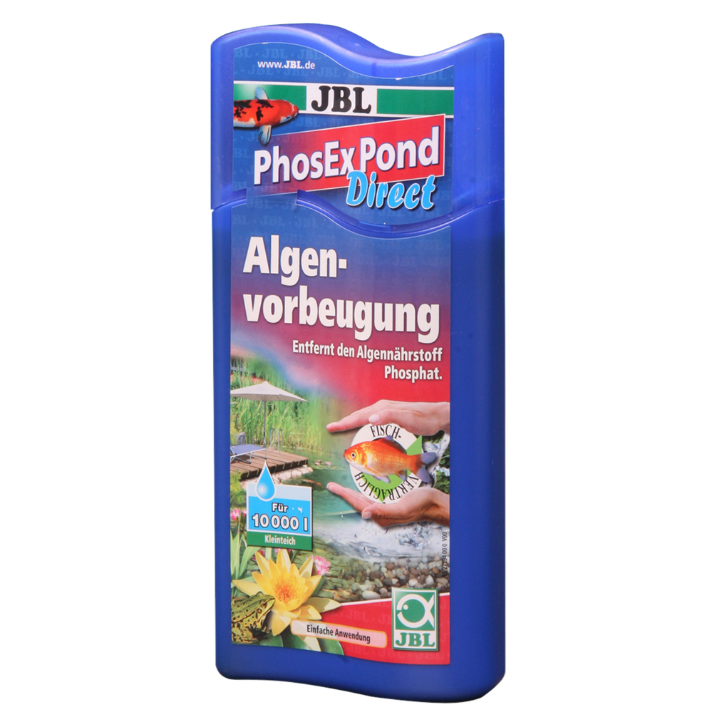 For fish- and plant-friendly pond water: Reliable removal of phosphate, an algae nutrient, from pond water