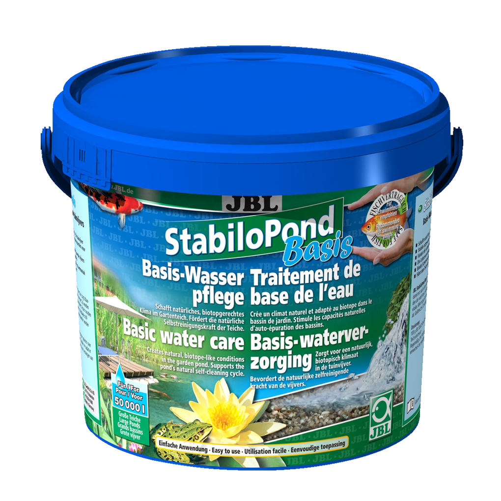 Natural, biotope-friendly balance: basic care product for stabilising the KH, GH and pH values in the pond