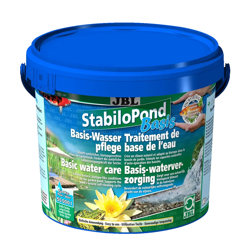 Natural, biotope-friendly balance: basic care product for stabilising the KH, GH and pH values in the pond