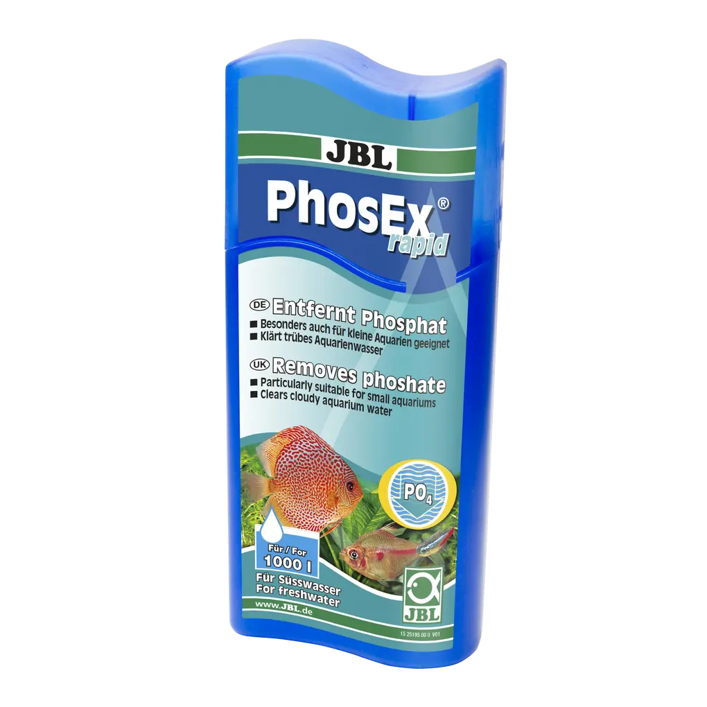 For fish- and plant-friendly aquarium water: Reliably binds phosphate and thus prevents unwanted algae growth. For freshwater, turtle and shrimp aquariums.