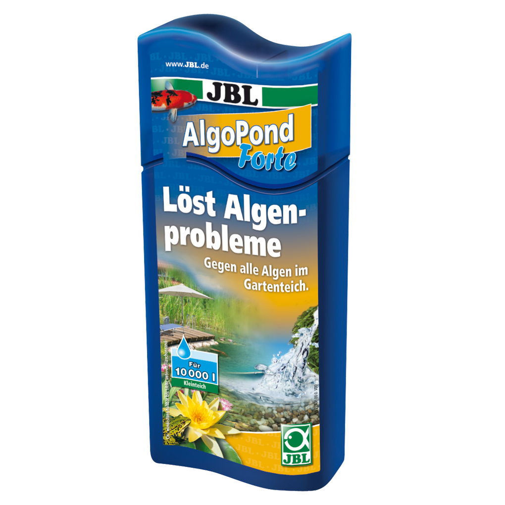 Para combatir de forma rápida y eficaz todo tipo de algas en estanques de jardín.