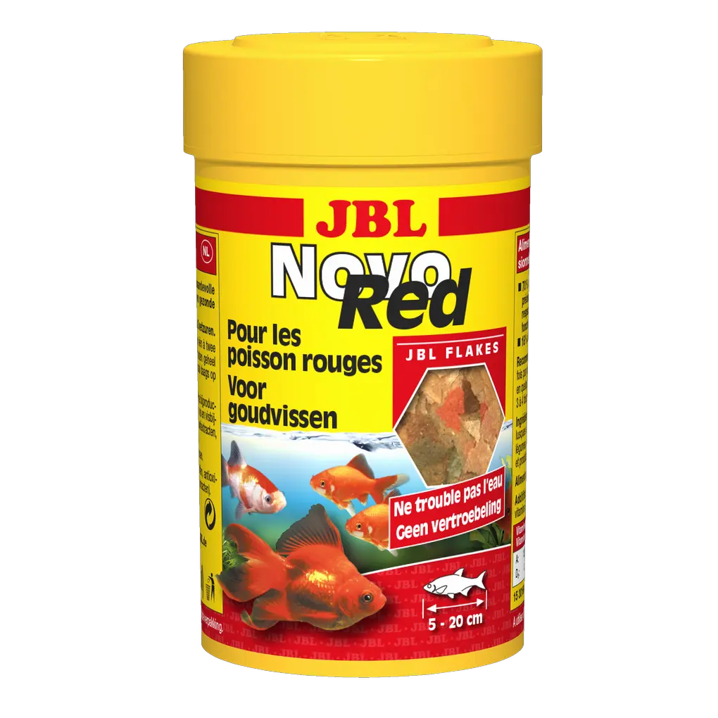 Alimentation complète et croissance optimale des poissons rouges : teneur élevée en acides gras insaturés grâce aux germes de blé.