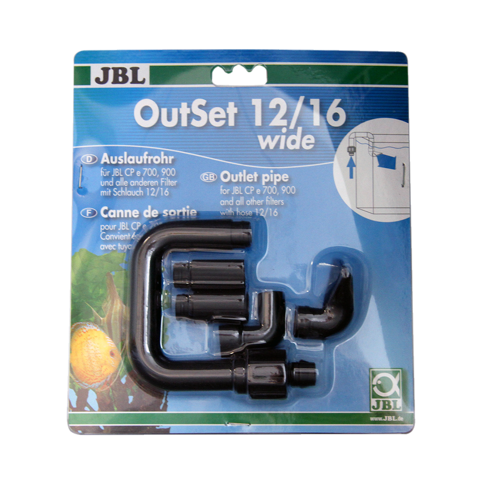 Accessories for external filters: Outlet pipe with wide jet for CristalProfi e external filters and other filters with hose