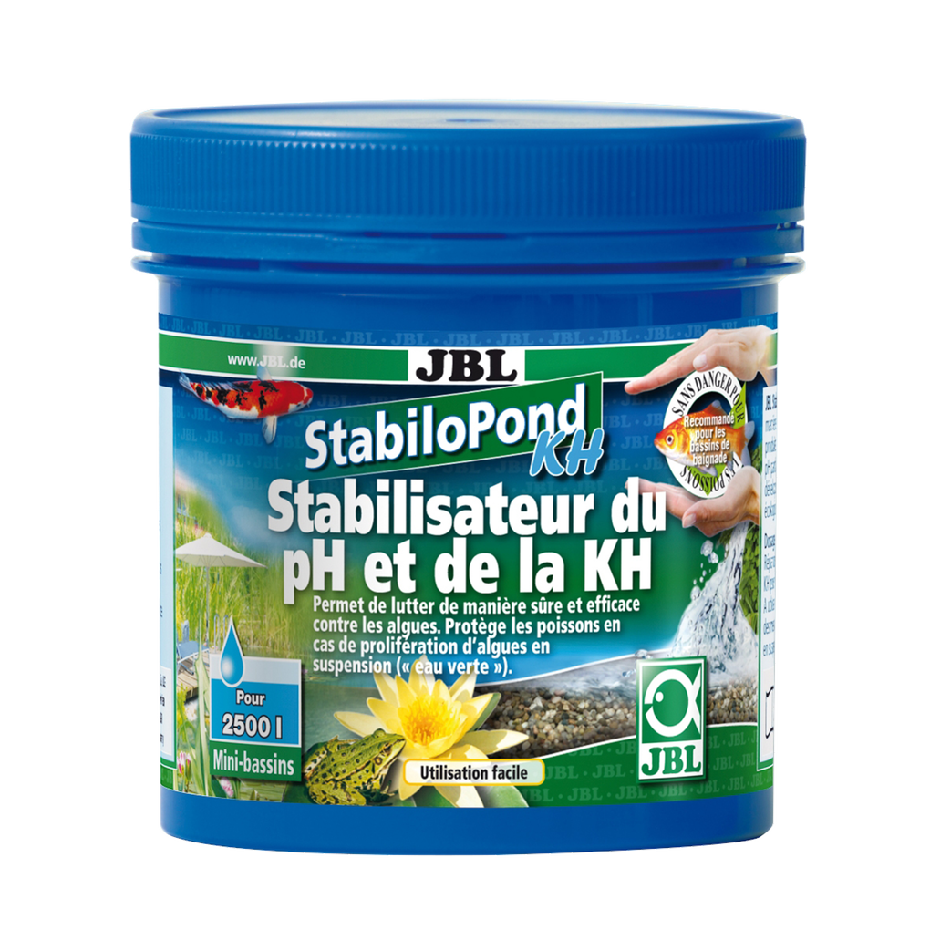 Équilibre naturel : granulés pour stabiliser le pH entre 7,5 et 8,5 afin de lutter efficacement contre les algues dans les bassins.