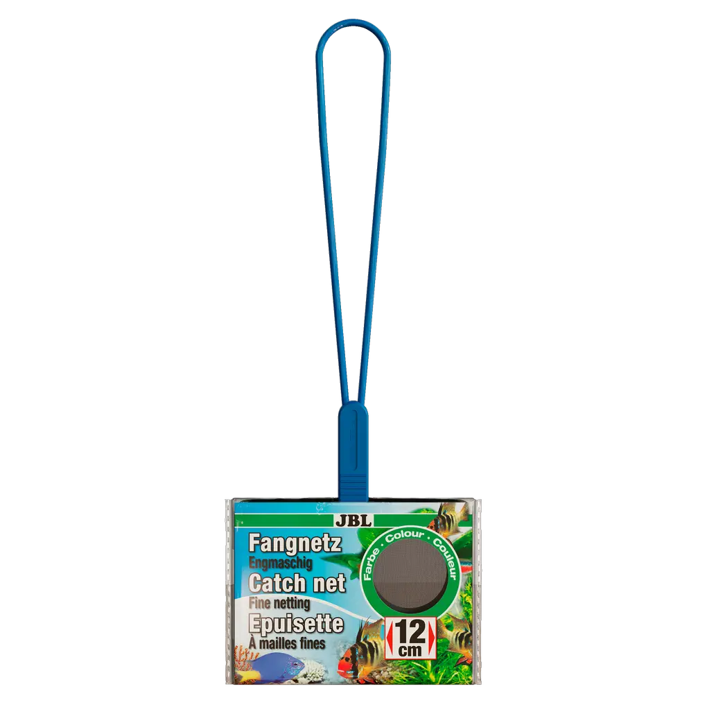 Careful catching of aquarium fish: Fine-mesh aquarium net with black netting