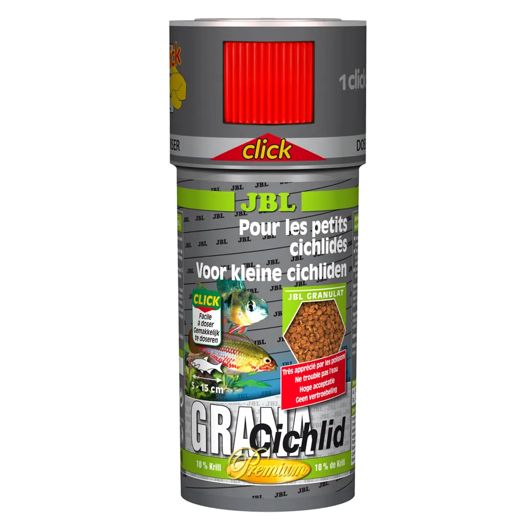 Alimentation complète, croissance optimale des cichlidés prédateurs : fabrication préservatrice des matières premières grâce à un traitement thermique rapide à haute température.