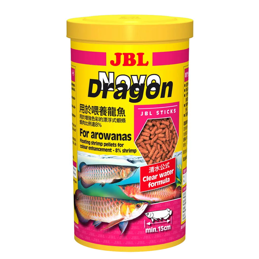 Complete nutrition for arowana from 15 cm in length