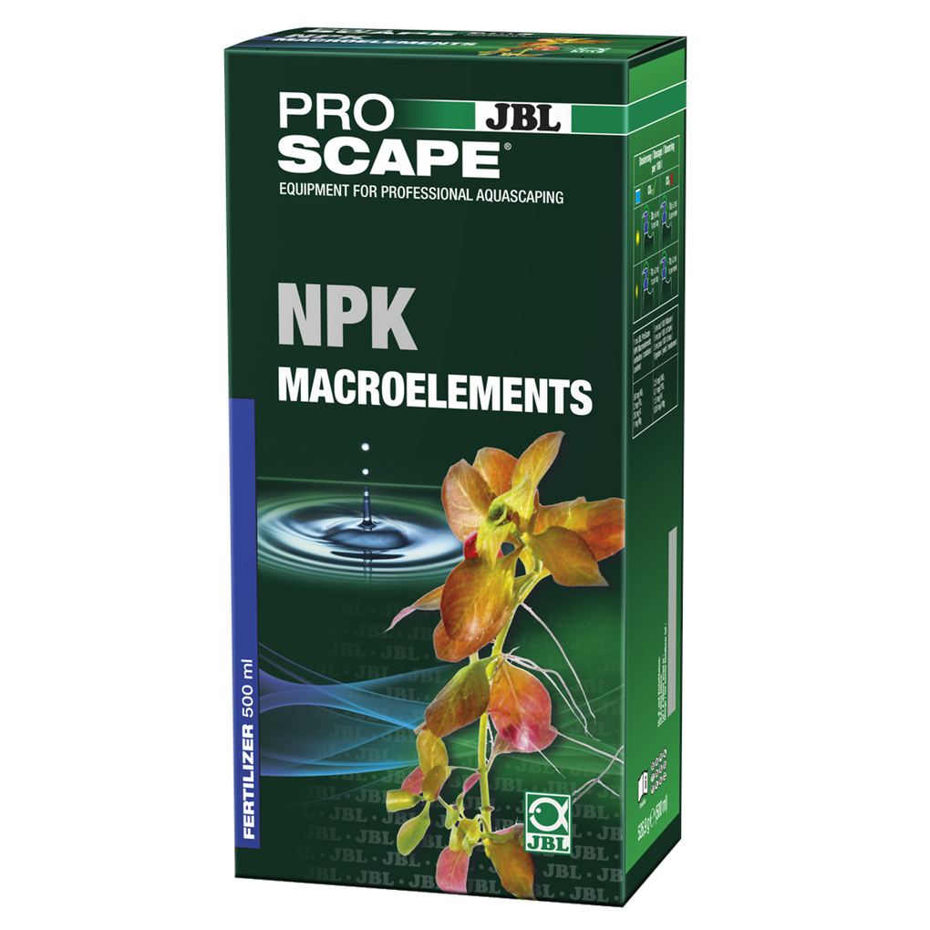 Nutrienti supplementari per piante: fertilizzante integrativo a 3 componenti (N = azoto; P = fosforo; K = potassio) per acquari acquascaping