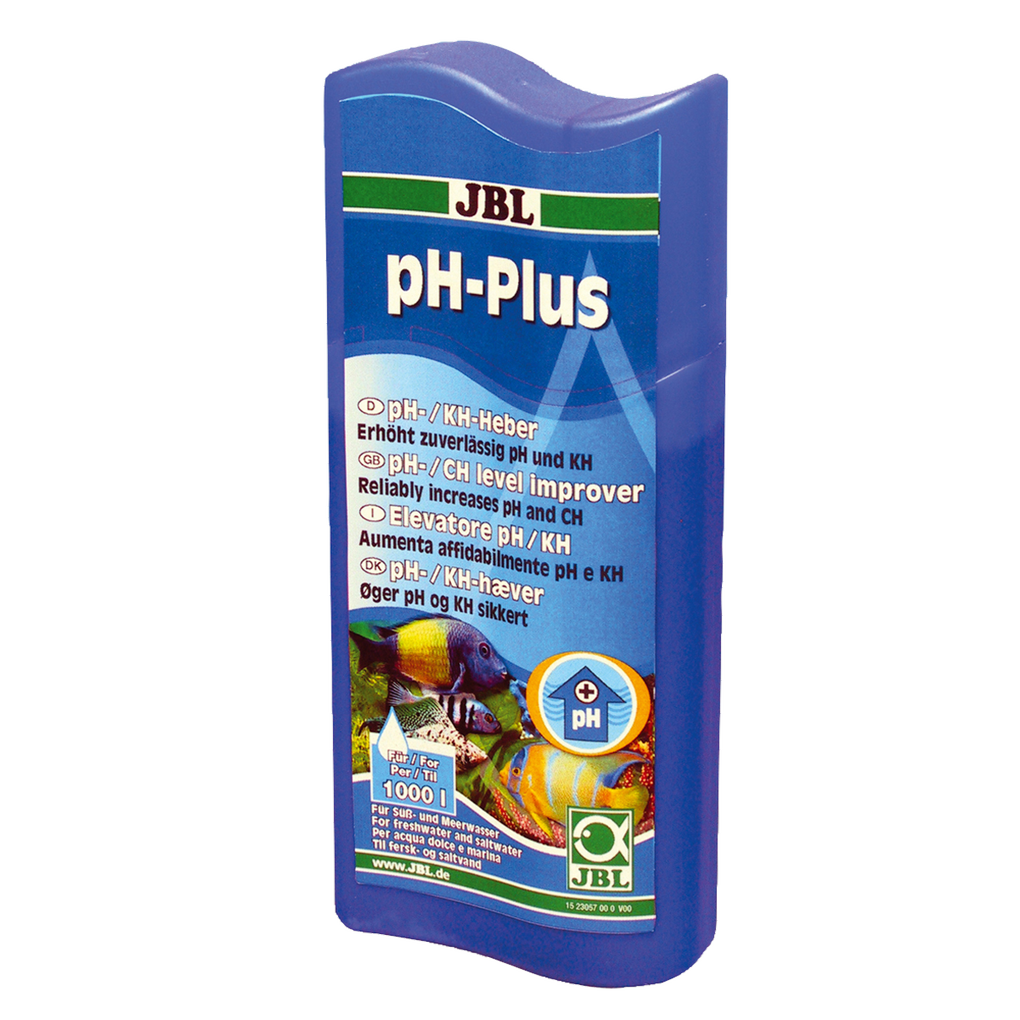 For adjusting the pH value and carbonate hardness to the requirements of fish and invertebrates in freshwater and saltwater aquariums