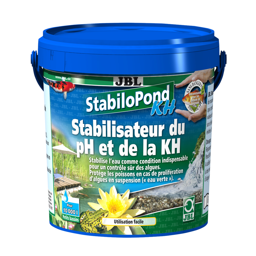 Équilibre naturel : granulés pour stabiliser le pH entre 7,5 et 8,5 afin de lutter efficacement contre les algues dans les bassins.