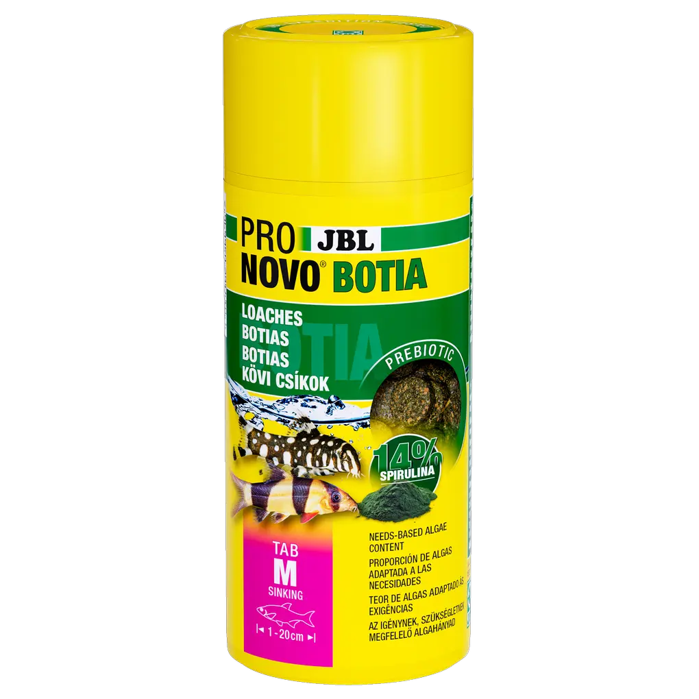 Ideal staple food for all loach species (Botia species, sucking loaches, fin suckers, spiny-eyed loaches)