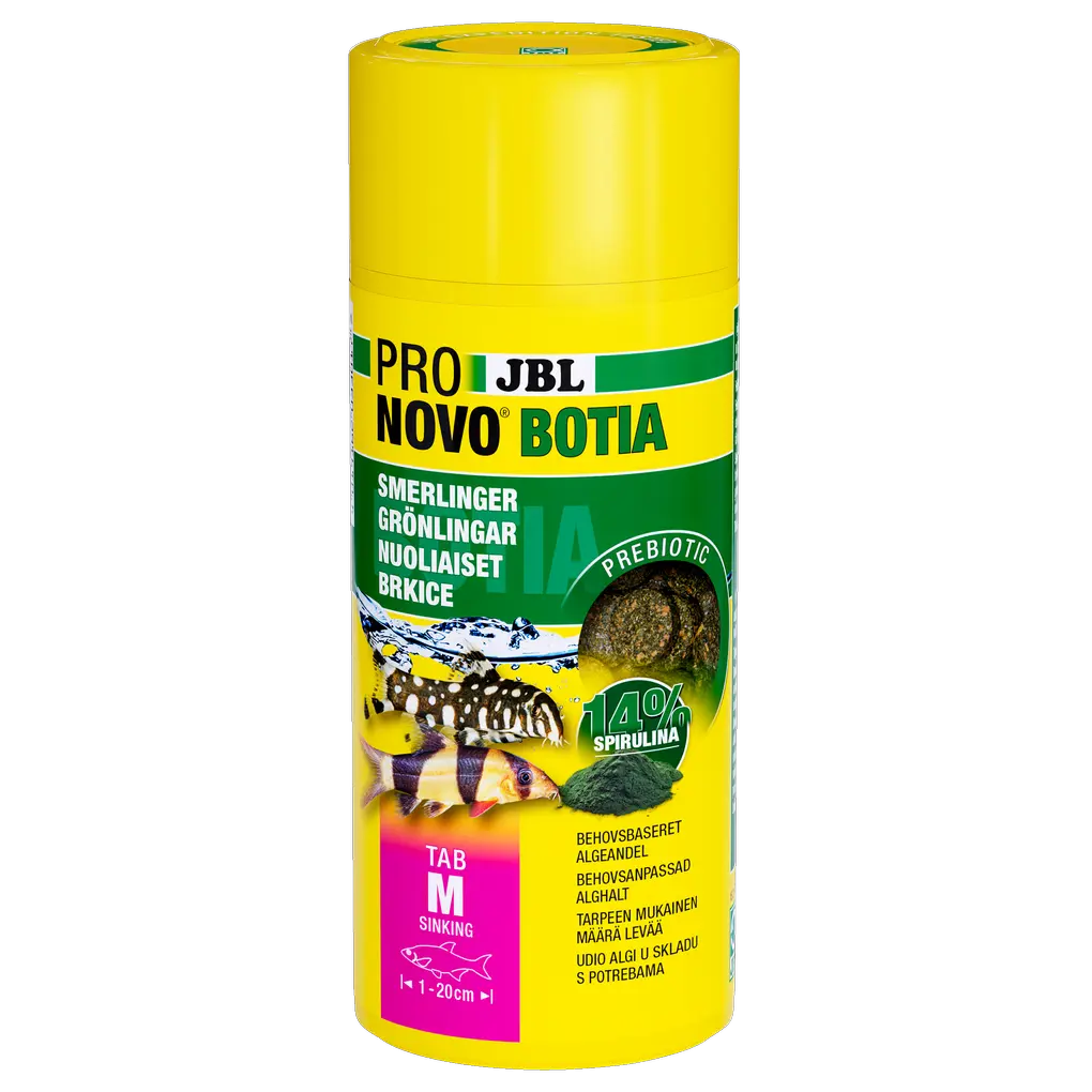 Ideal staple food for all loach species (Botia species, sucking loaches, fin suckers, spiny-eyed loaches)