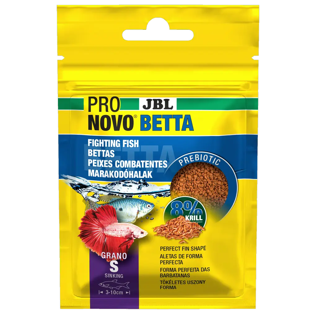 Prebiotic & sinking aquarium fish food: Special fibre in the food provides the beneficial intestinal bacteria with nourishment for healthy digestion.