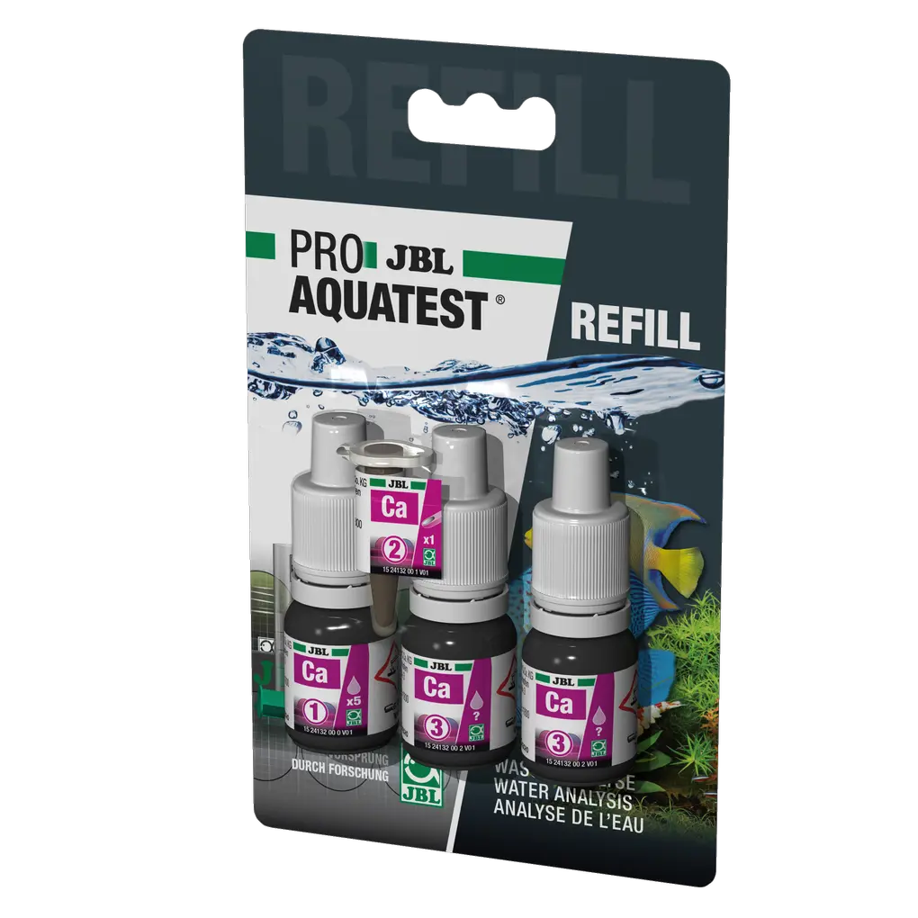 Contrôle simple et sûr des paramètres de l'eau des aquariums. Détermination du taux de calcium optimal pour une croissance vigoureuse et saine des coraux.