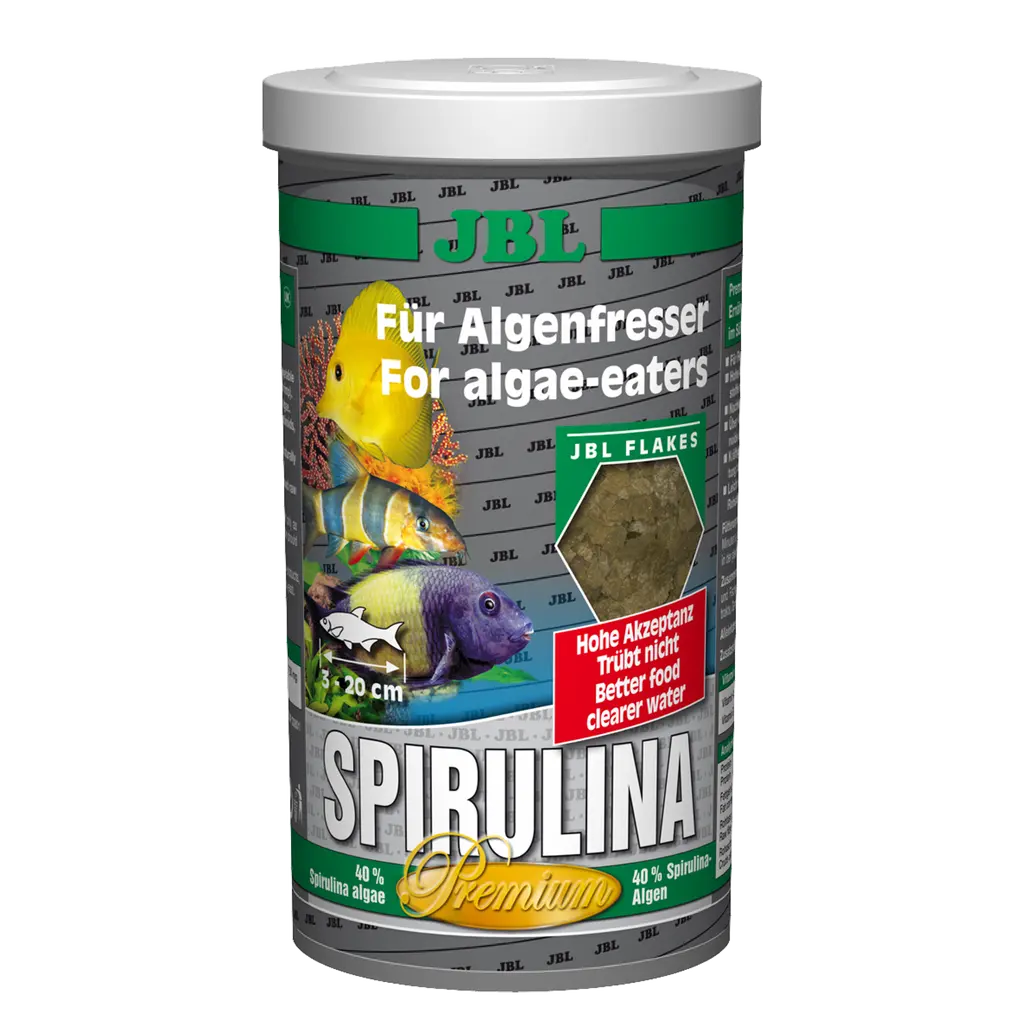 Maximum algae content for healthy nutrition: Complete nutrition and optimal growth of algae-eating freshwater and saltwater fish