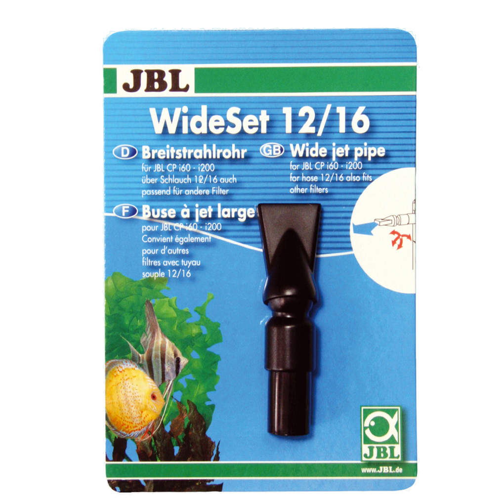 Accessoires voor binnenfilters: waterafvoerset met brede sproeibuis
