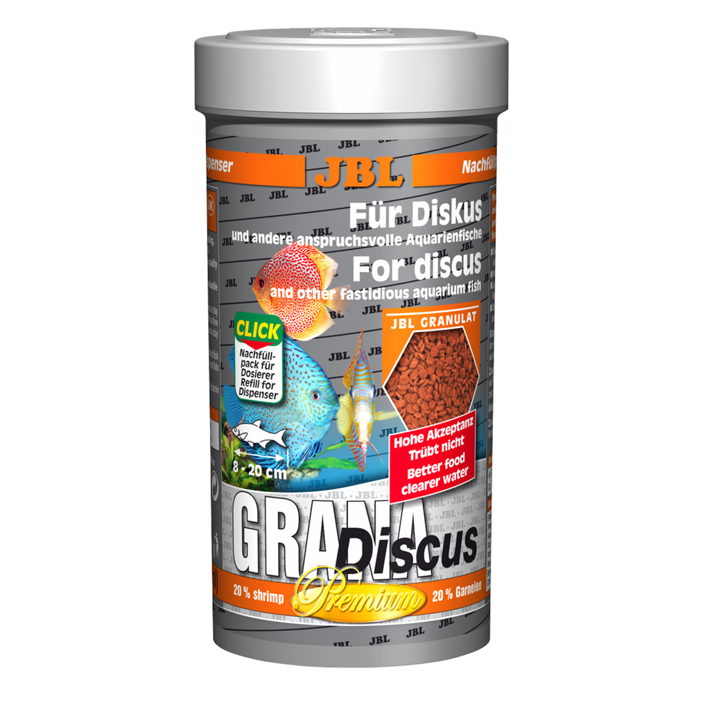 Complete nutrition, optimal growth and vibrant colours thanks to selected raw materials for demanding discus cichlids