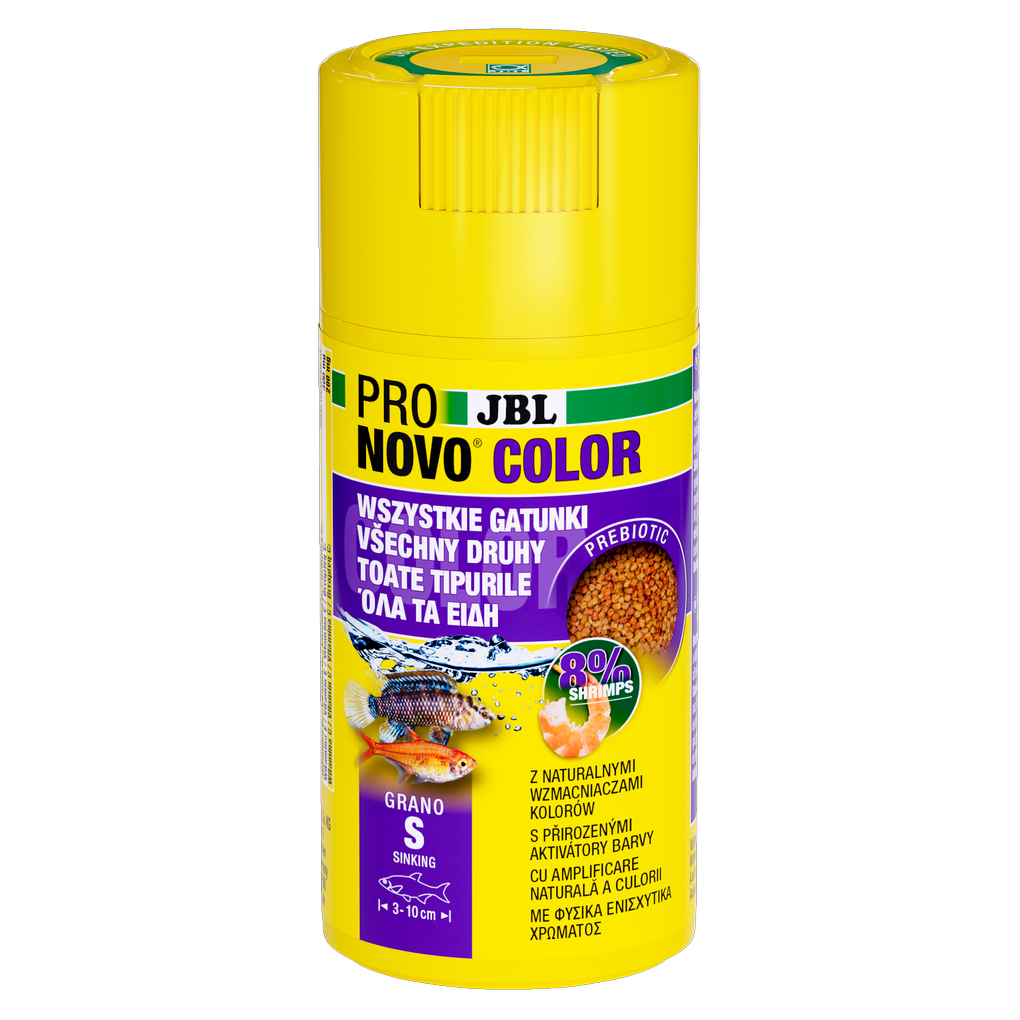 Intensywne wybarwienie ryb akwariowych dzięki wysokiej jakości naturalnej astaksantyny (karotenu) pochodzącej z krewetek krill.