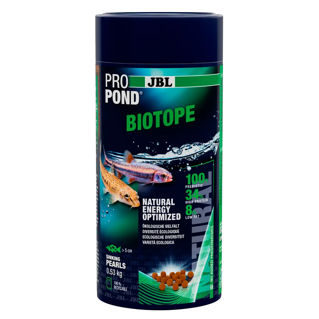 Alimentation adaptée à l'espèce pour tous les petits poissons d'aquarium domestiques (à une température de l'eau comprise entre 10 et 30 °C)