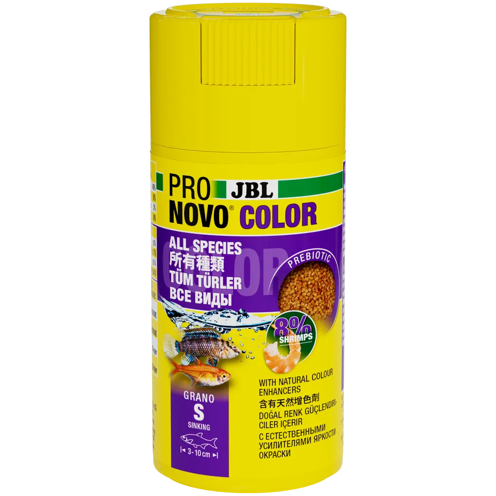 Strong colour development in aquarium fish thanks to high-quality, natural astaxanthin (a carotene) from krill shrimp