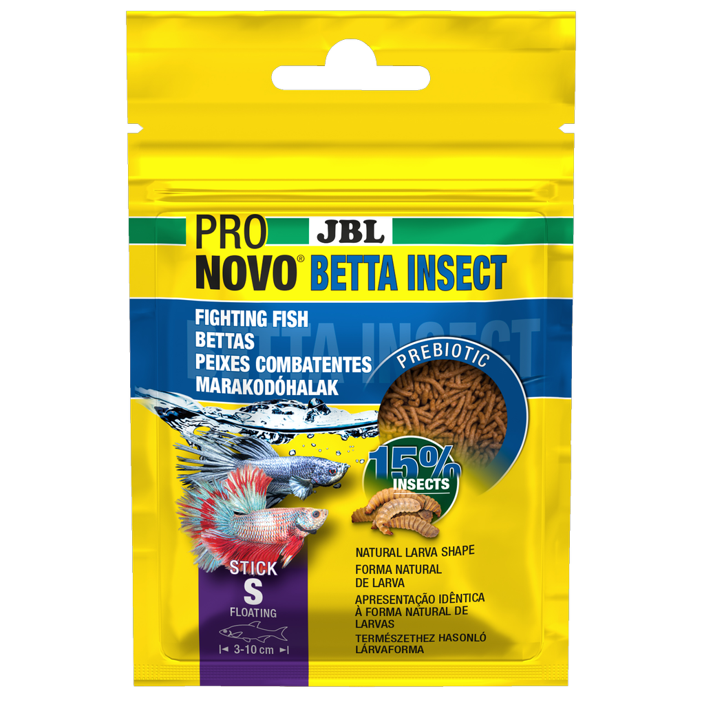 Prebiotic & floating aquarium fish food: Special fibre in the food provides the beneficial intestinal bacteria with nourishment for healthy digestion, especially in fighting fish.