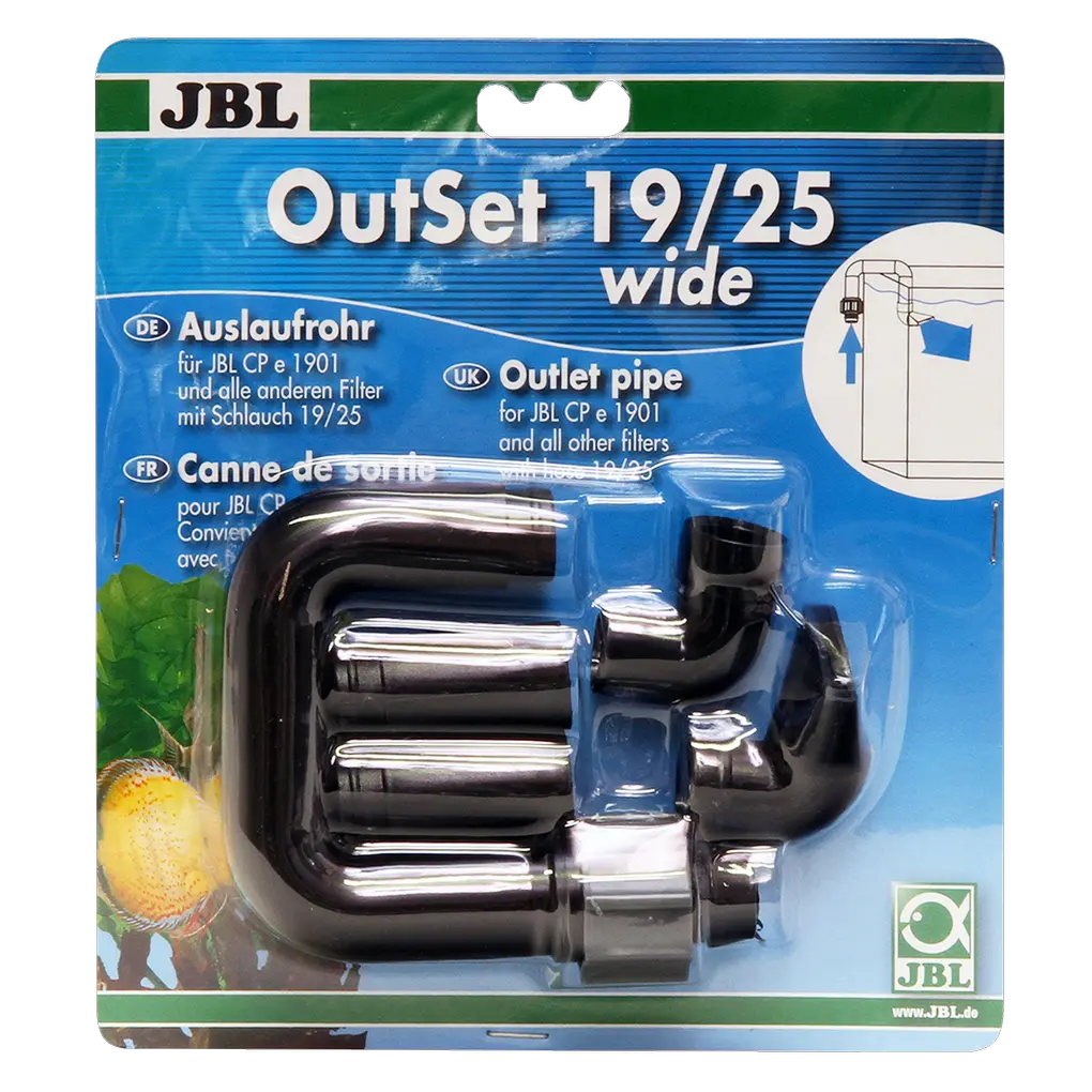 Accessories for external filters: Outlet pipe with wide jet for CristalProfi e external filters and other filters with hose