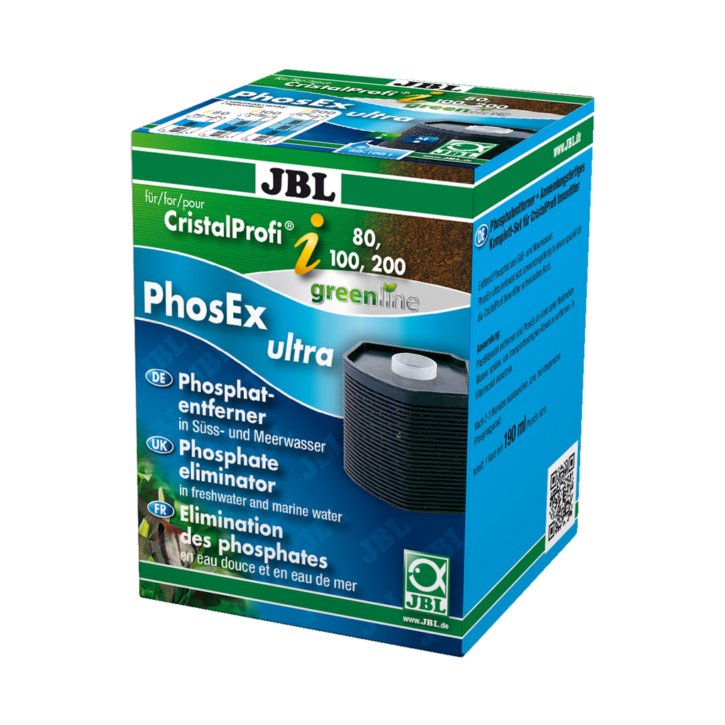 Solves algae problems by removing phosphate, the nutrient that feeds algae, from the aquarium water.