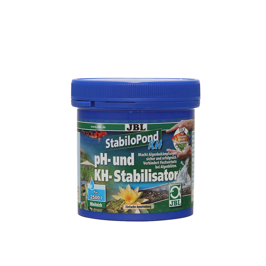 Natural balance: Granules for stabilising the pH value at 7.5 to 8.5 for successful algae control in ponds