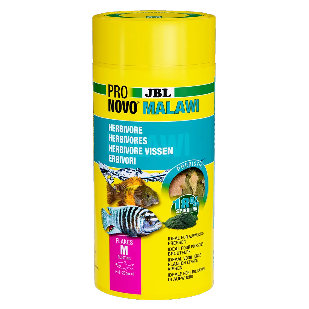 Aliment prébiotique et flottant pour aquarium : des fibres alimentaires spéciales contenues dans l'aliment fournissent aux bactéries intestinales bénéfiques la nourriture nécessaire à une bonne digestion.