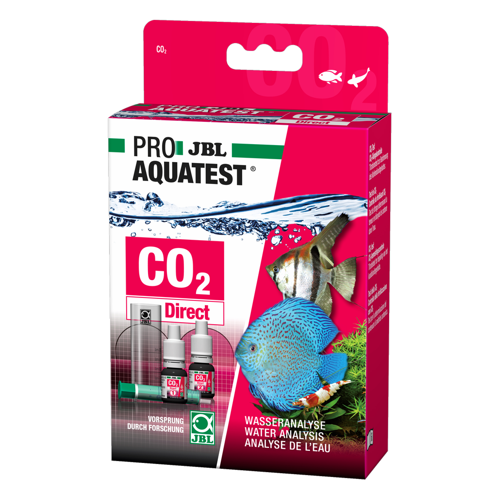 Eenvoudige en veilige controle van de waterwaarden van aquaria. Bepaling van het optimale kooldioxidegehalte voor zoetwateraquaria.