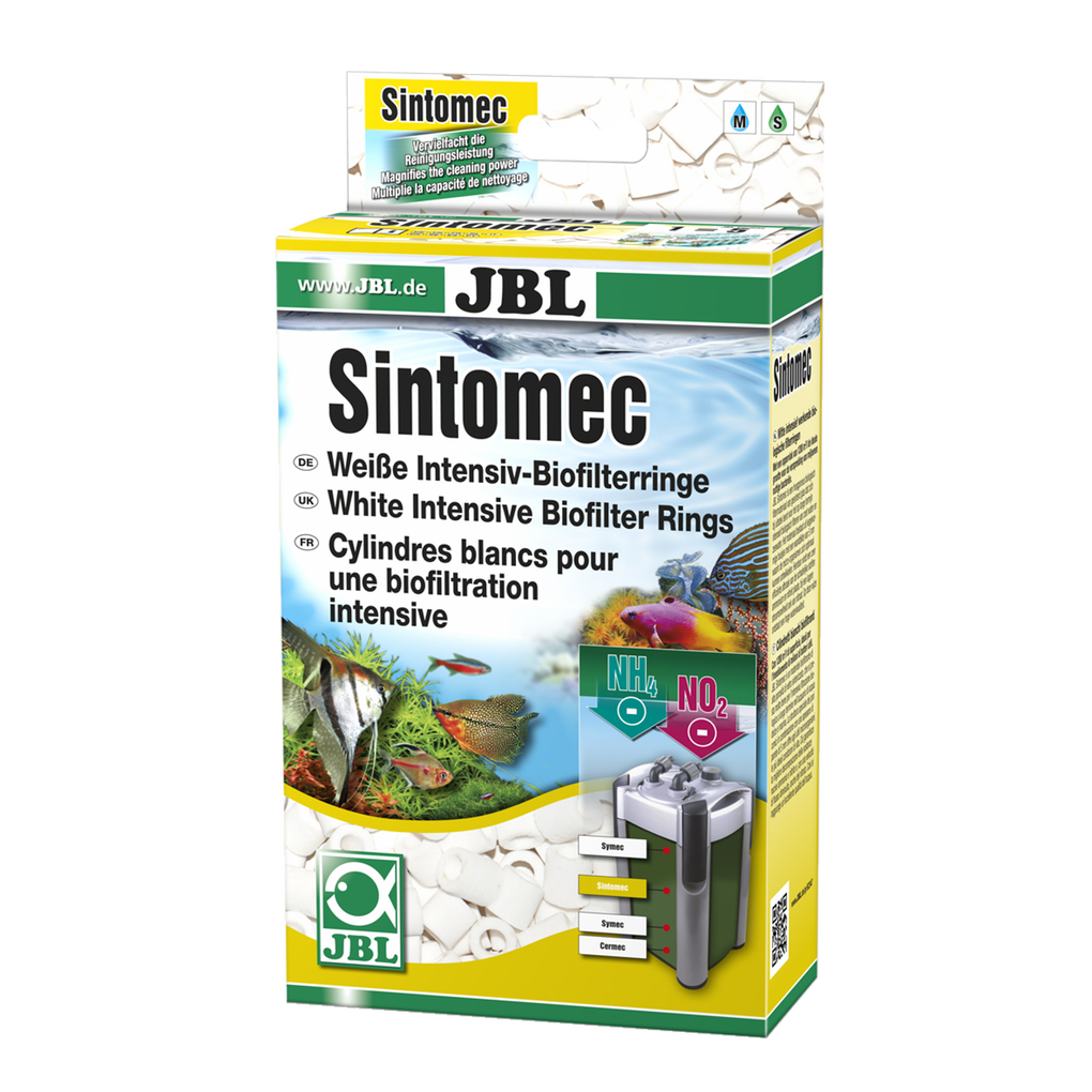 Biological degradation of pollutants in freshwater and saltwater aquariums: Bio-sintered glass rings for use in aquarium filters