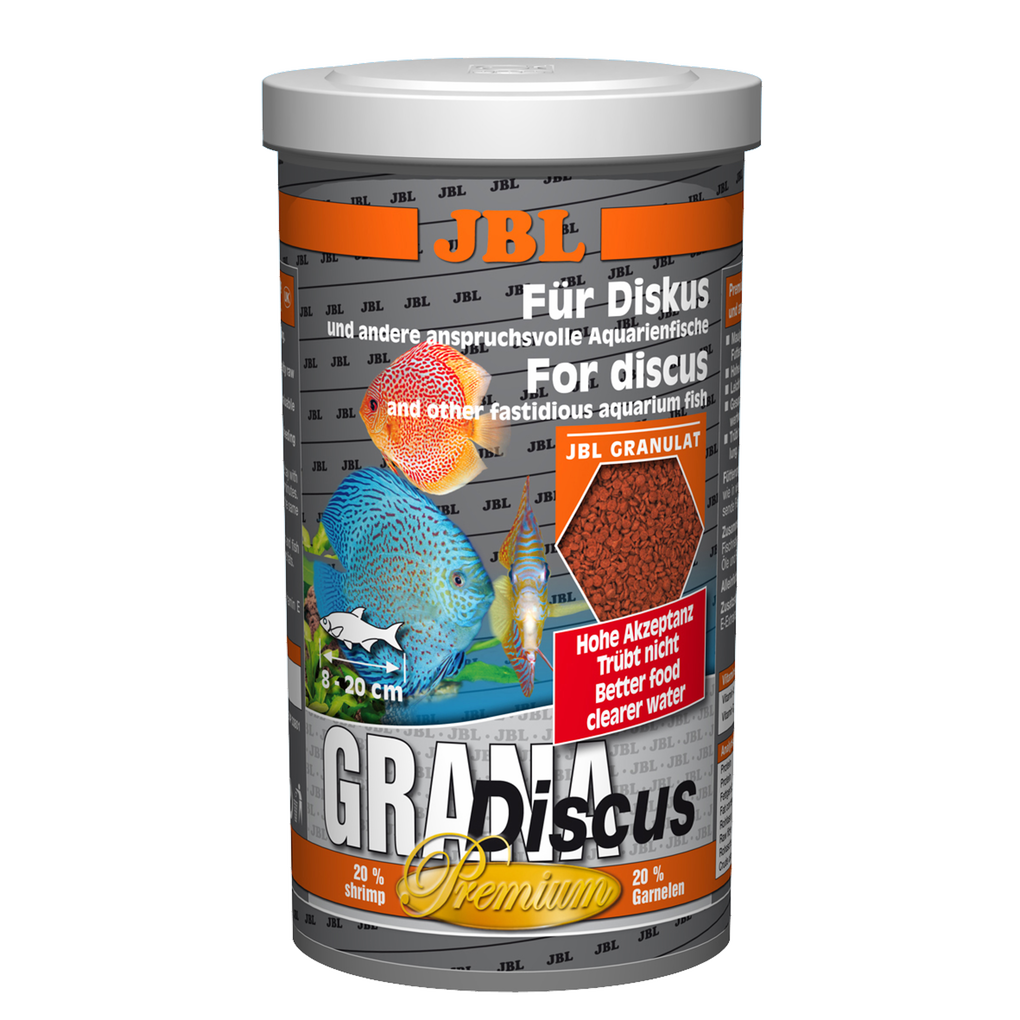 Complete nutrition, optimal growth and vibrant colours thanks to selected raw materials for demanding discus cichlids