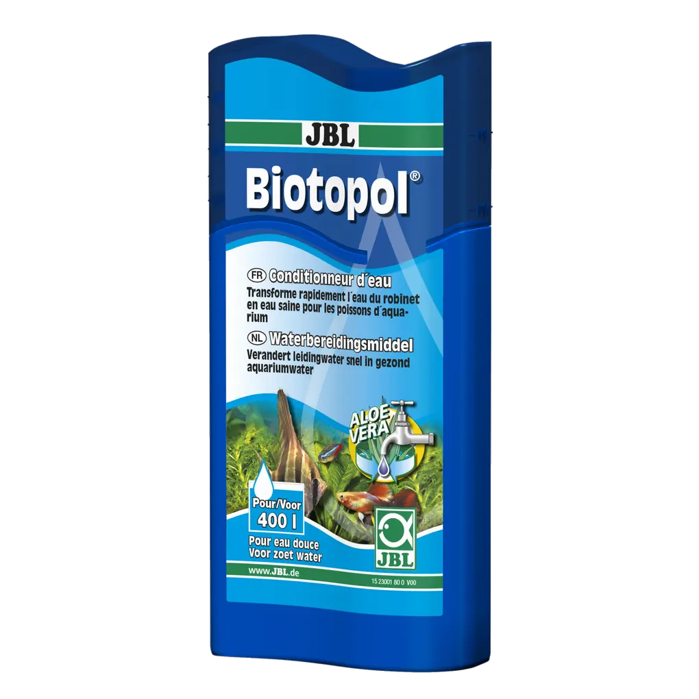 Pour une eau d'aquarium adaptée aux poissons et aux plantes : lors de la mise en place d'un nouvel aquarium, lors d'un changement d'eau et pour renforcer les poissons après une maladie, pour les aquariums d'eau douce et les tortues aquatiques.