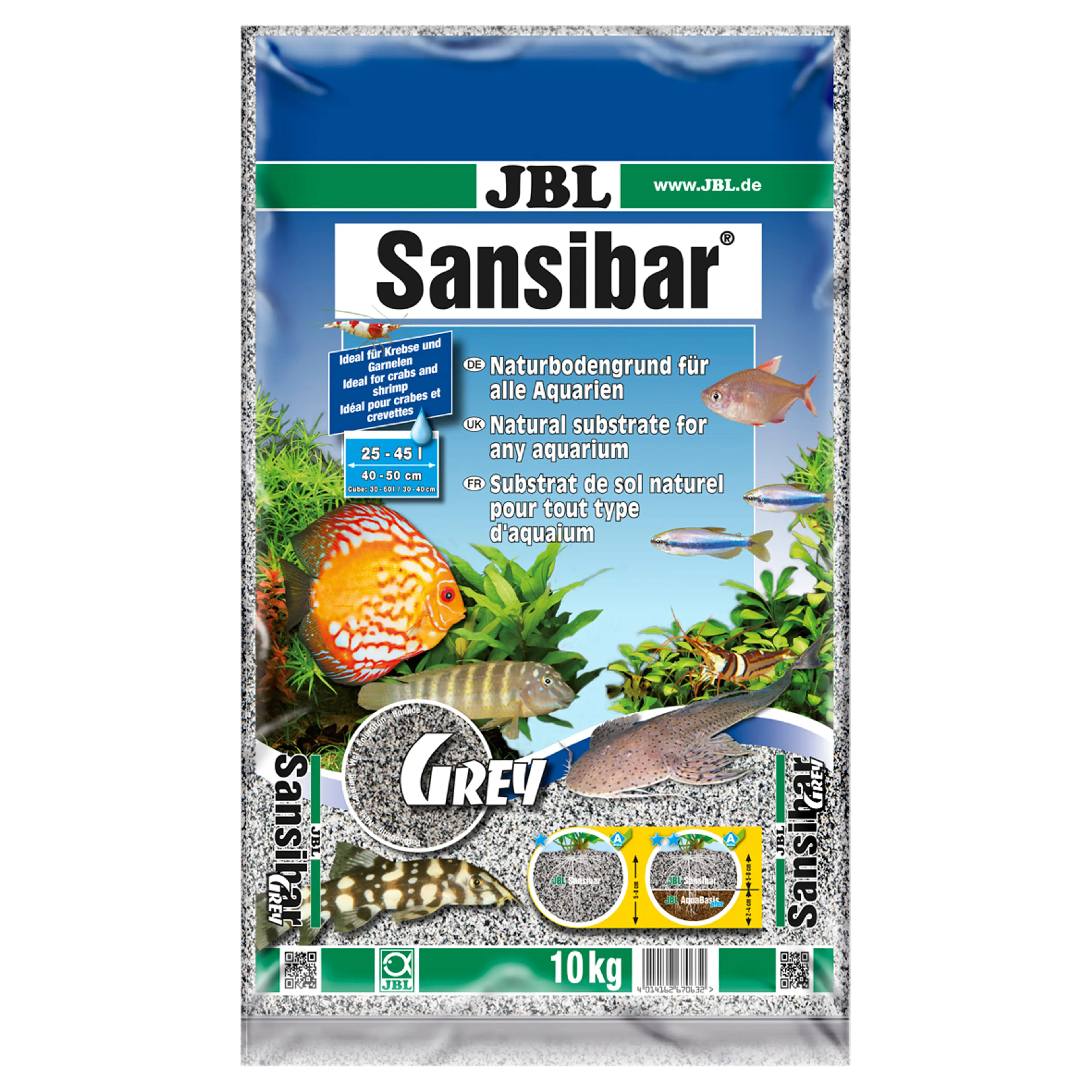 Fine, undyed sand substrate: substrate for freshwater and saltwater aquariums and aquaterrariums