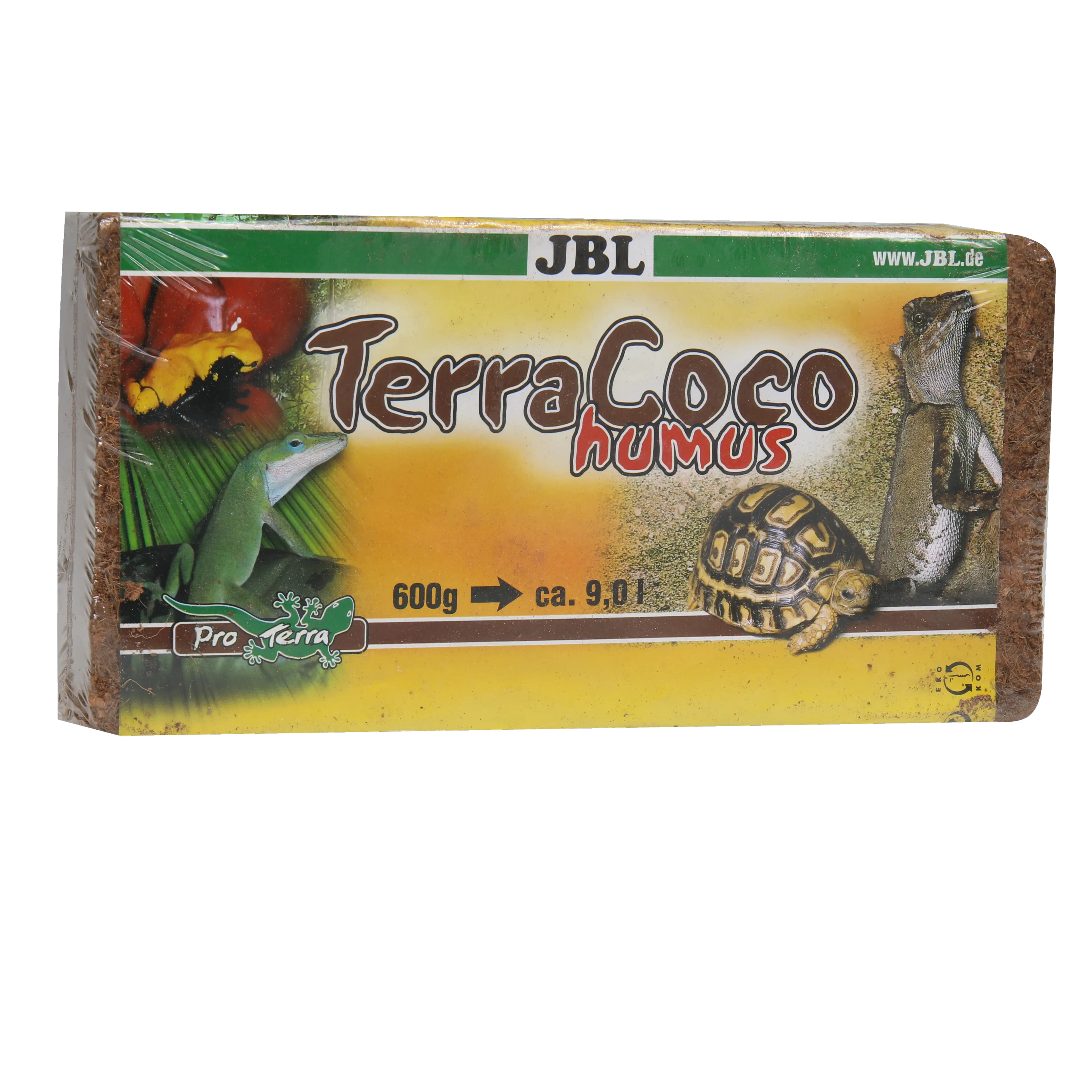 For all types of terrariums: Natural substrate made from peaty coconut humus.