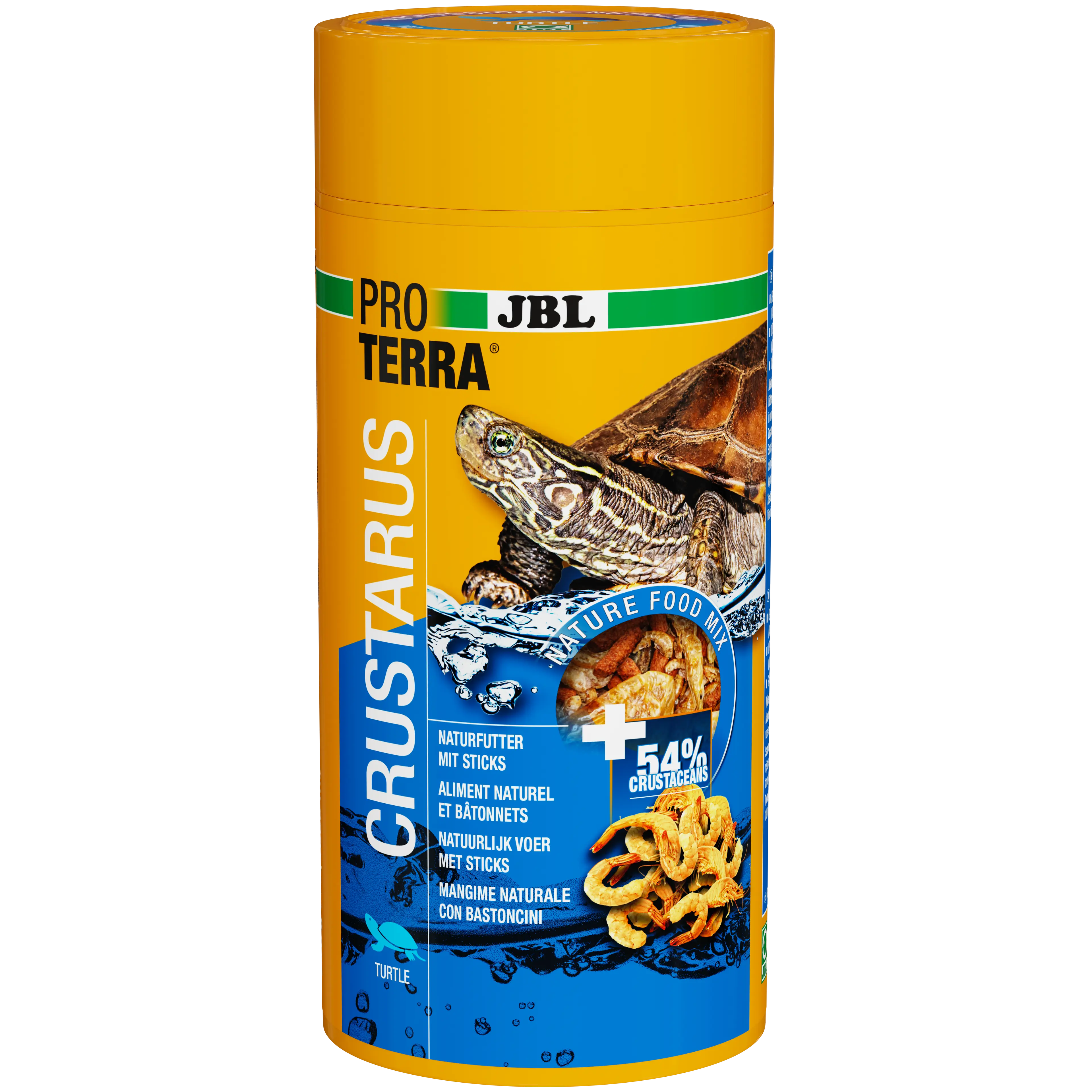 Mélange alimentaire pour une alimentation saine, riche en minéraux et adaptée à toutes les tortues des marais et aquatiques.