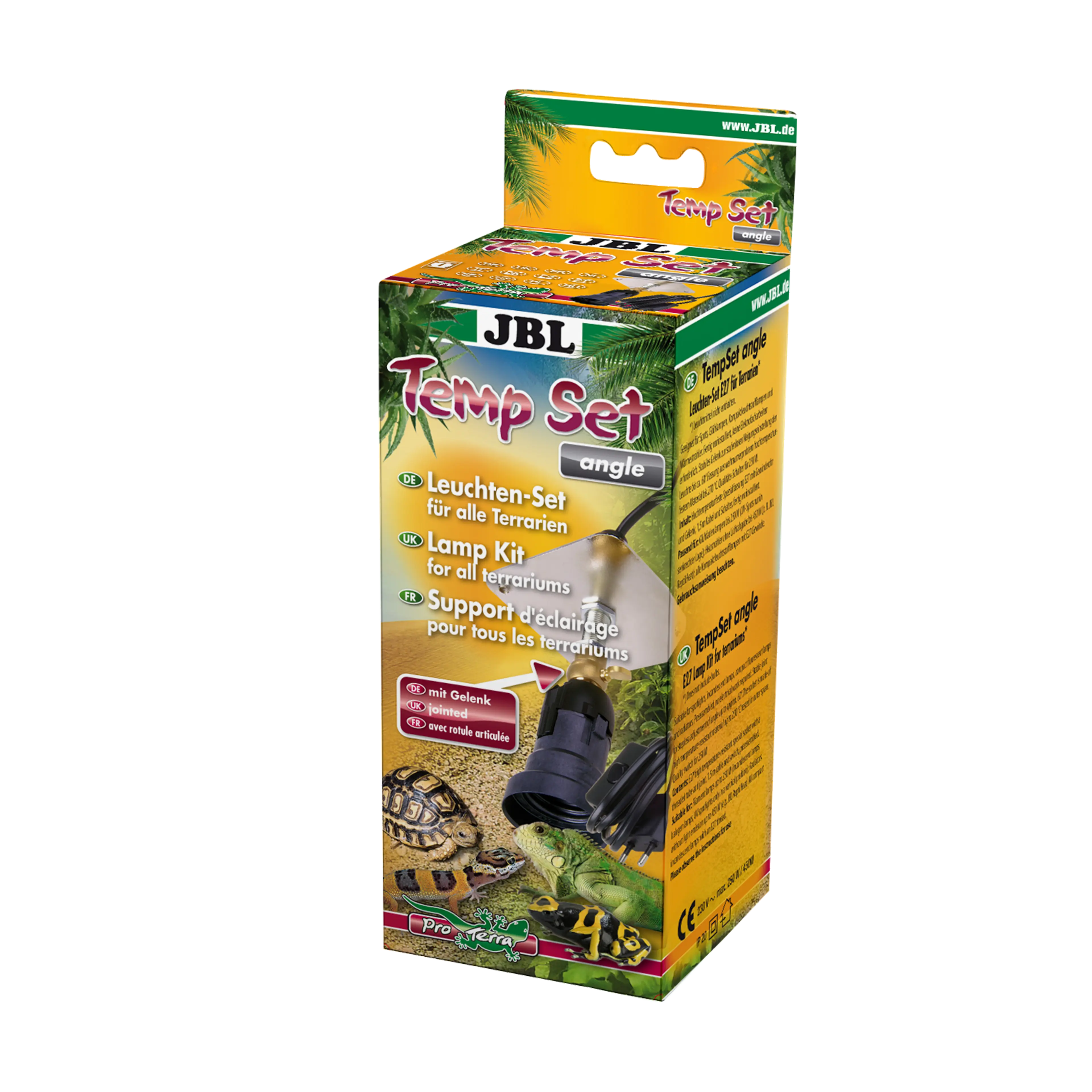 For greater safety in the terrarium: installation kit with joint for terrarium heat lamps.