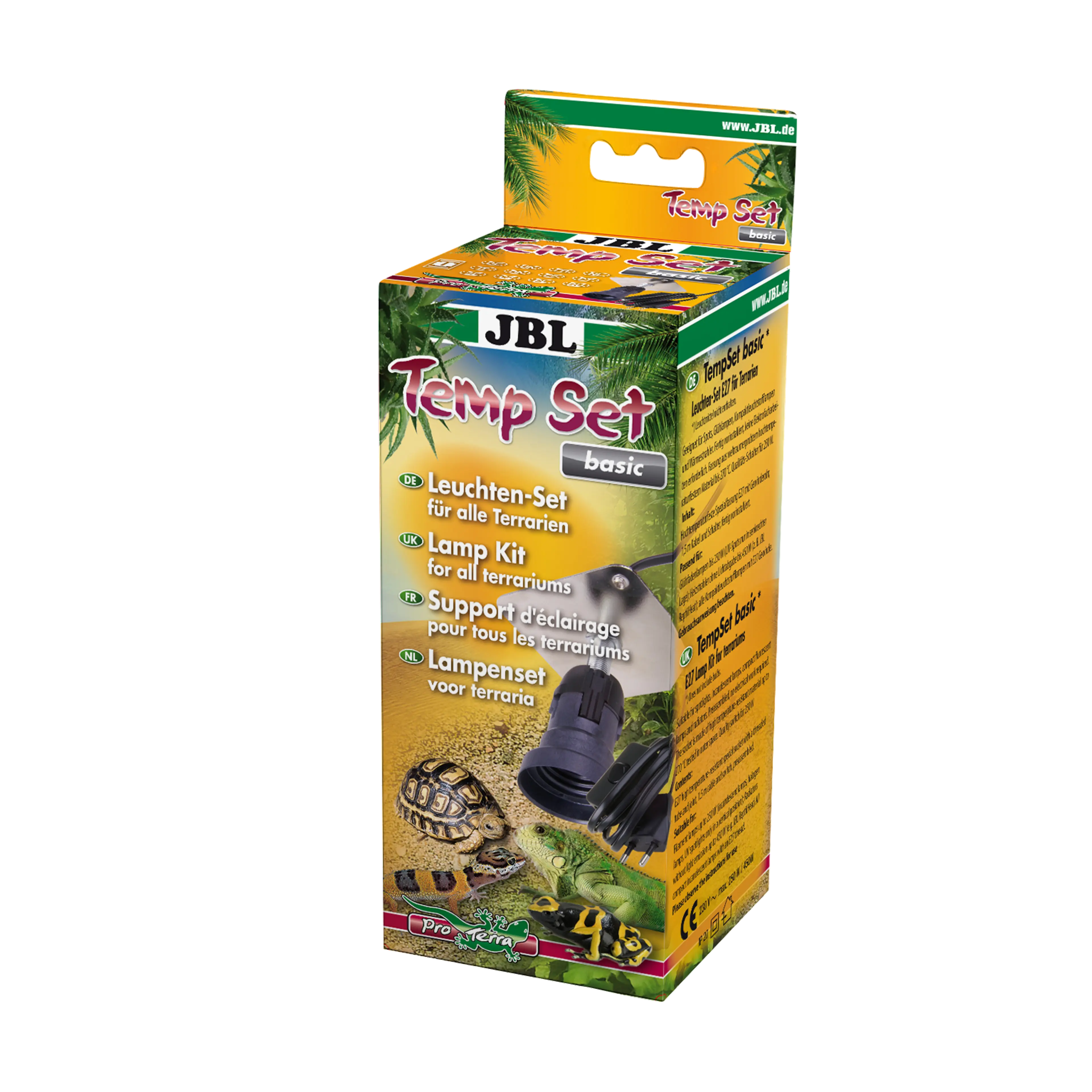 For greater safety in the terrarium: installation kit for terrarium heat lamps.
