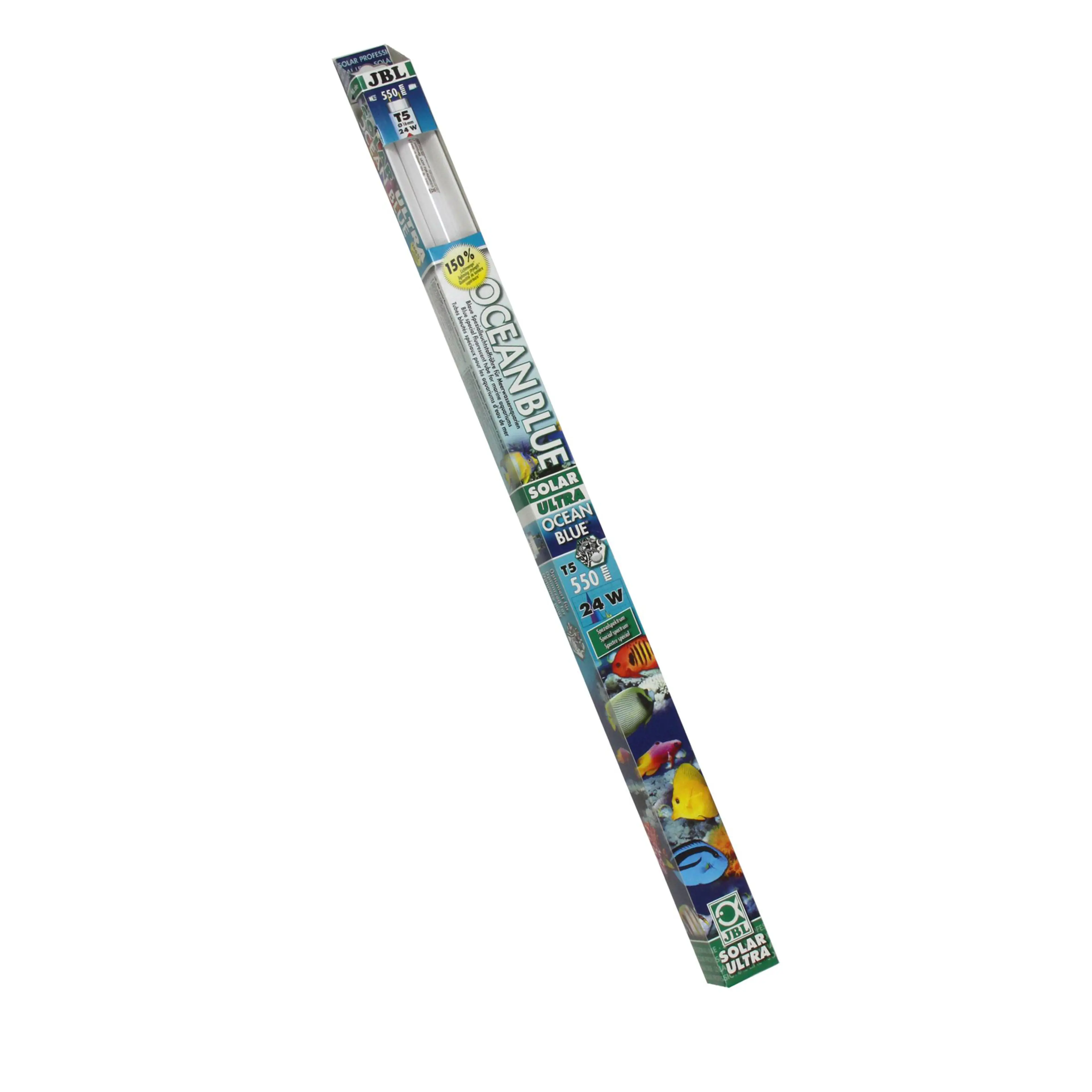 Special blue fluorescent tube to enhance the natural colours of corals, shells and other invertebrates in saltwater aquariums.