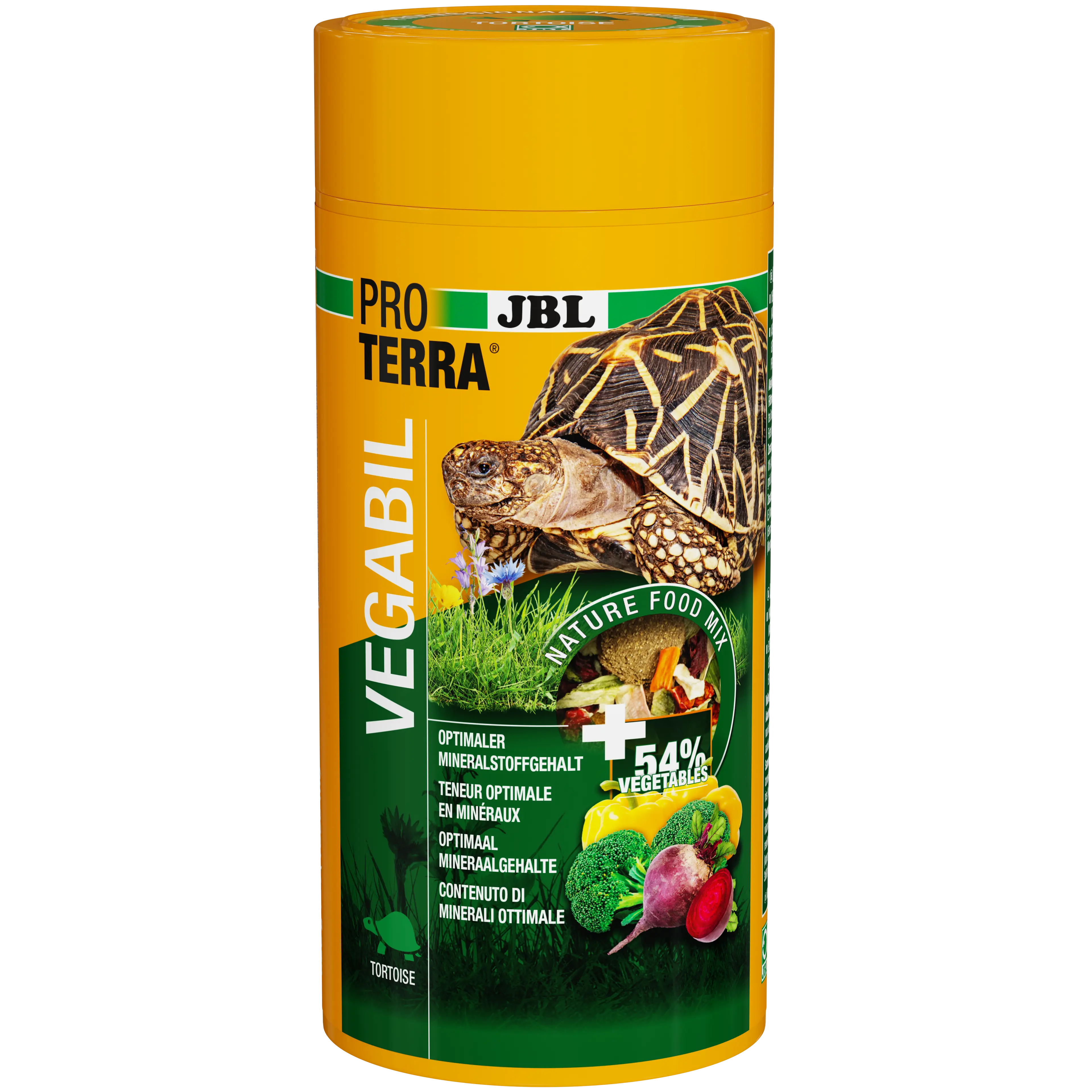 54% vegetable content for a healthy and vitamin-rich diet. Balanced mixture of gently dried vegetables with pure vegetable extrudate.