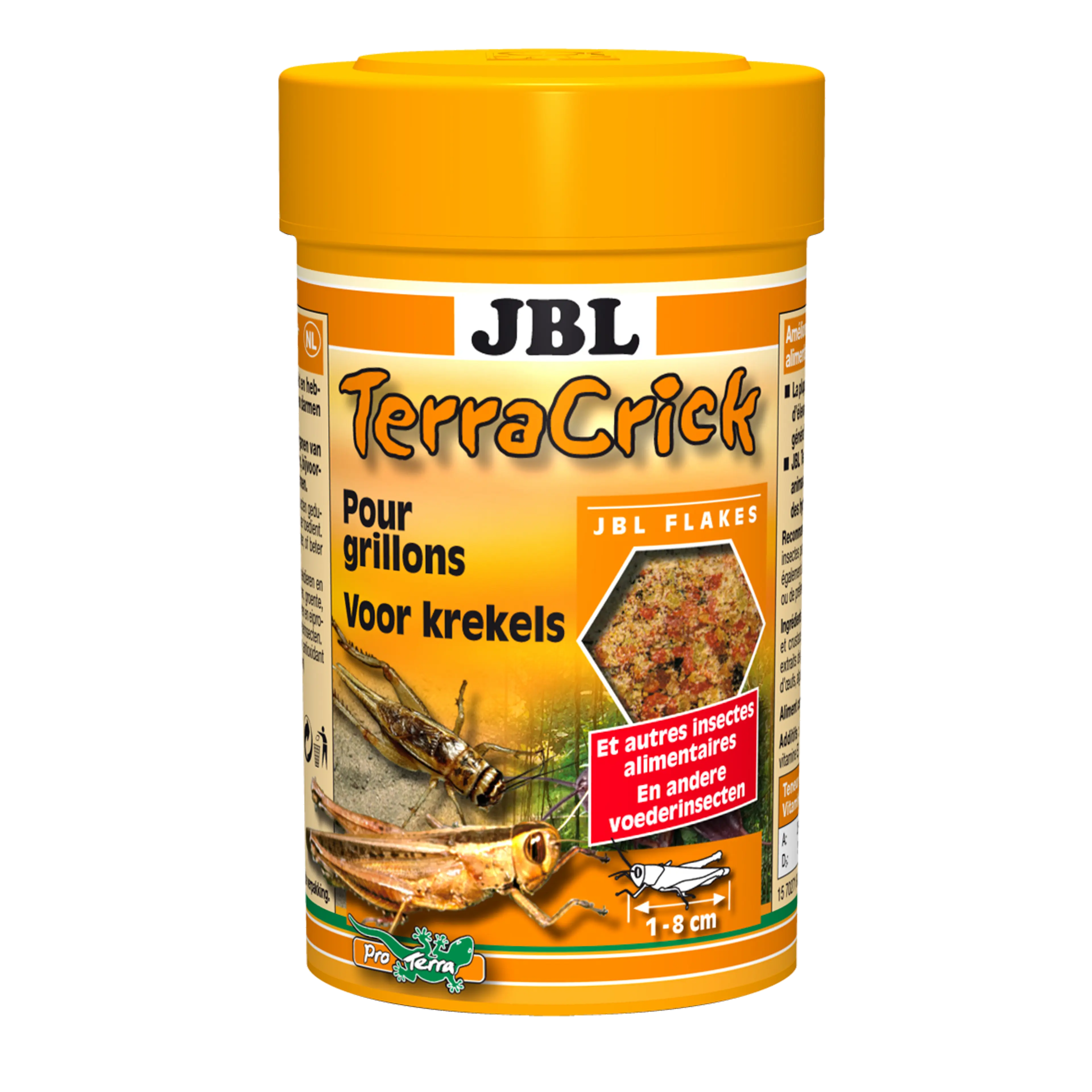 Amélioration de la valeur nutritive des insectes destinés à l'alimentation des animaux de terrarium : aliment complet pour grillons et autres insectes