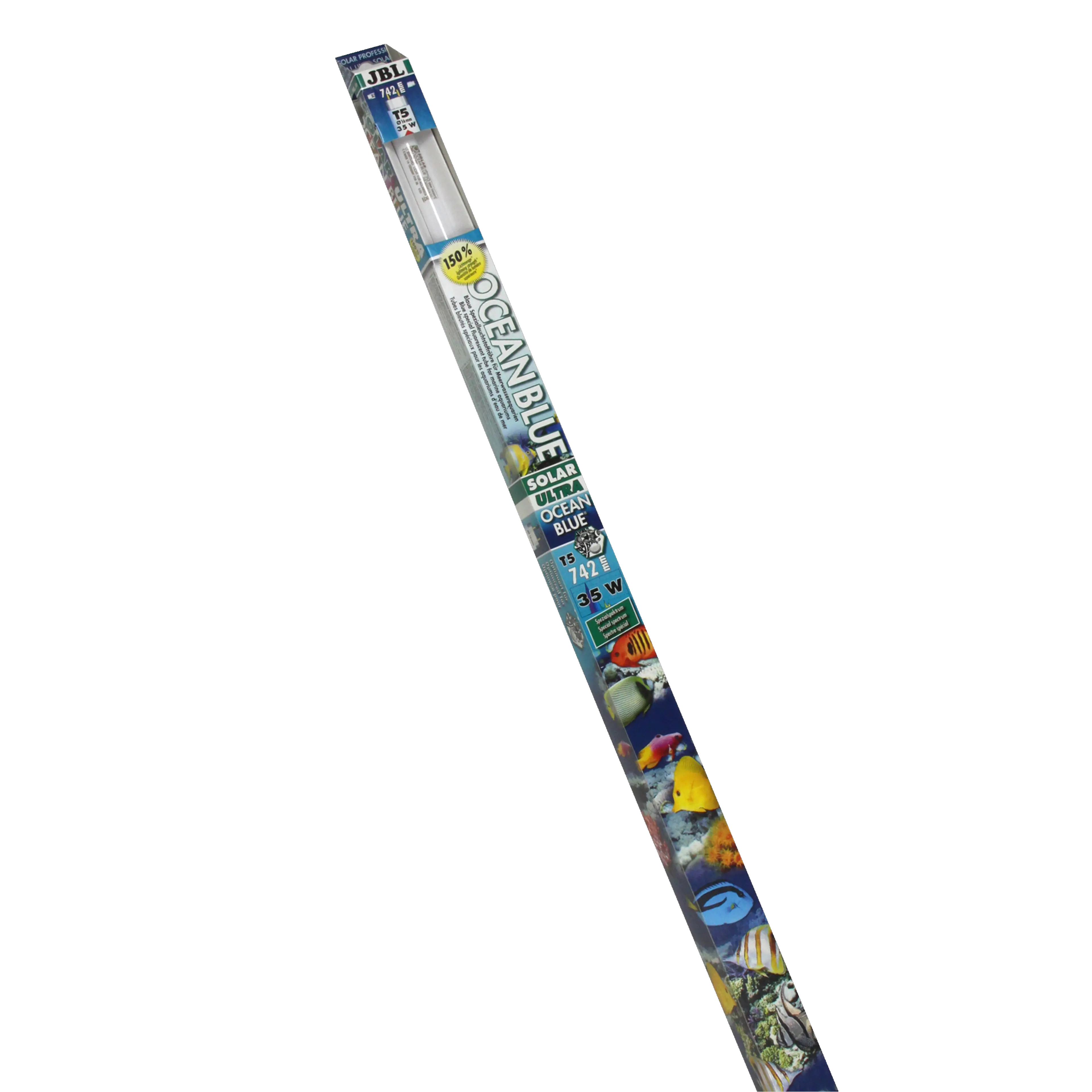 Special blue fluorescent tube to enhance the natural colours of corals, shells and other invertebrates in saltwater aquariums.