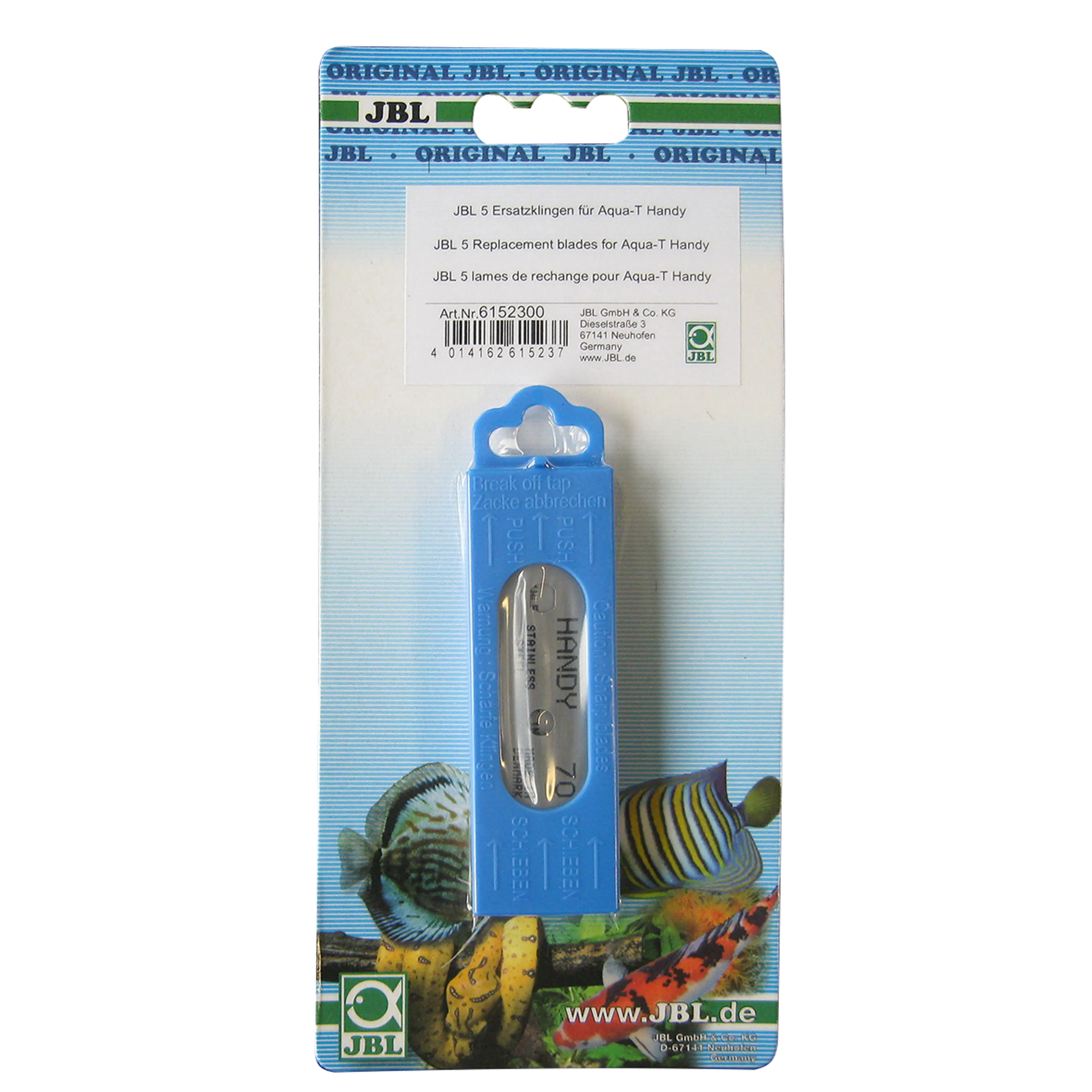Accessoires pour Aqua-T Handy : 5 lames de précision pour éliminer sans effort les dépôts tenaces sur les vitres d'aquarium