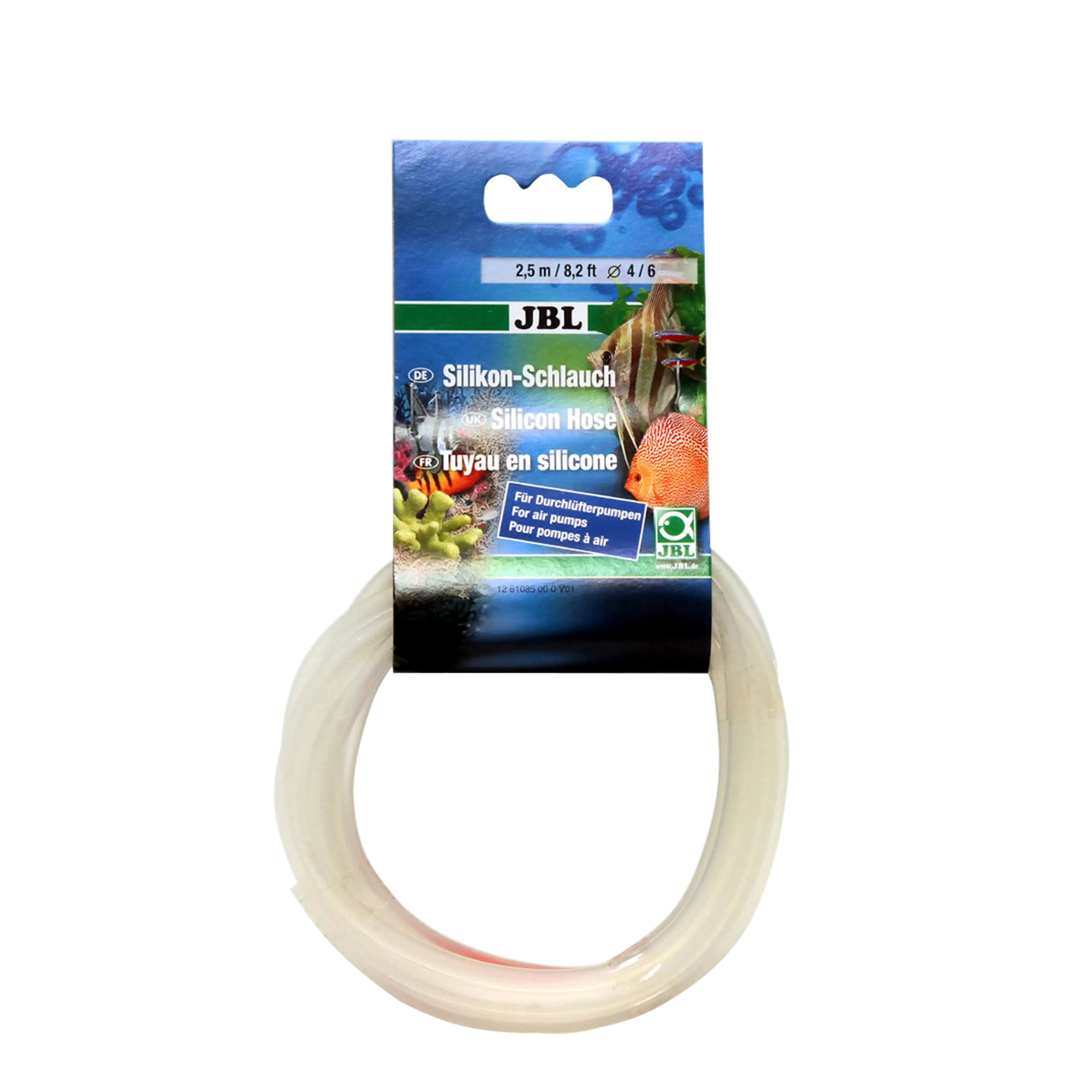 Flexible silicone hose for air pumps with a diameter of 4/6 mm