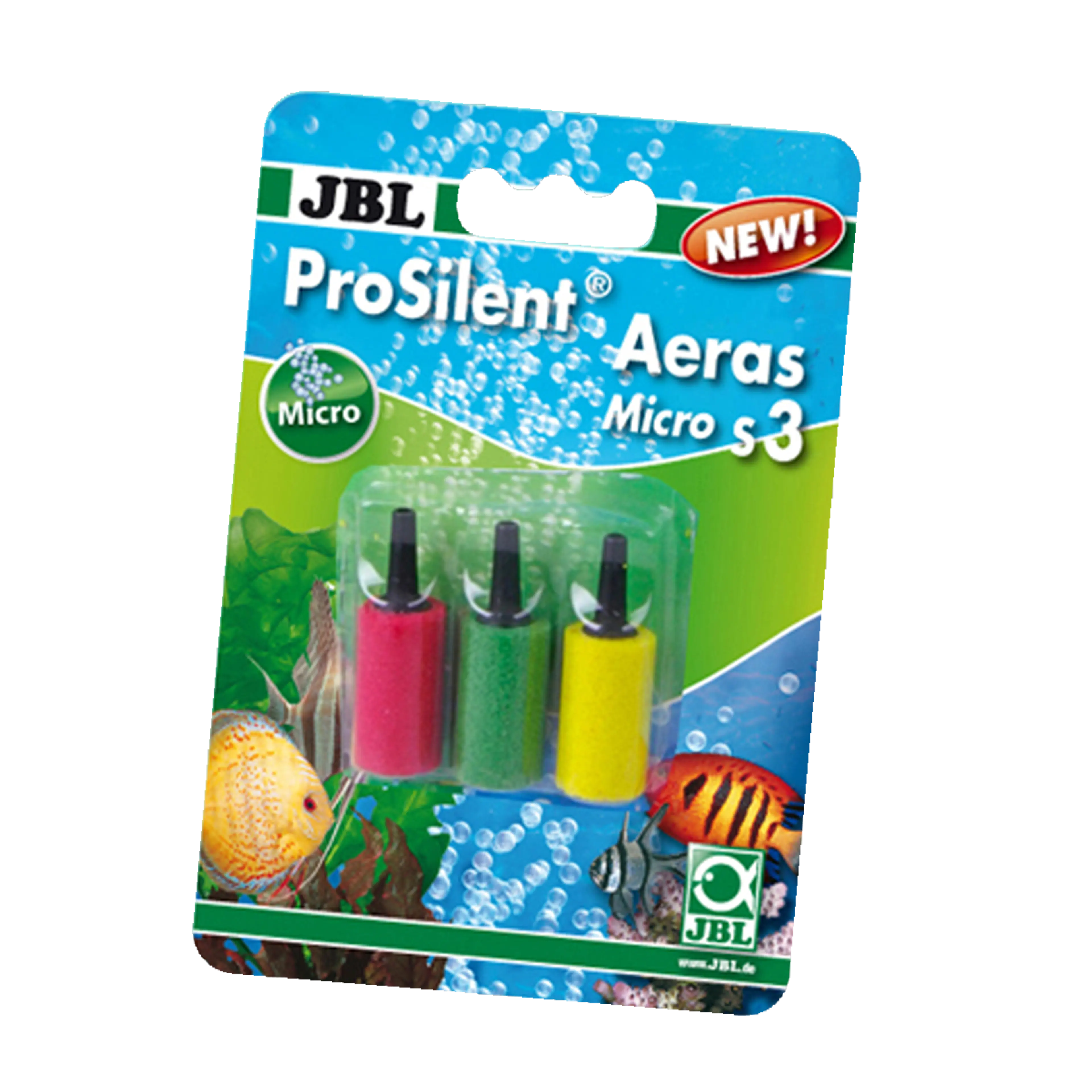 Accessories for aquarium air pumps: Air stone made from extra fine-pored quartz sand mixture – for particularly fine air bubbles