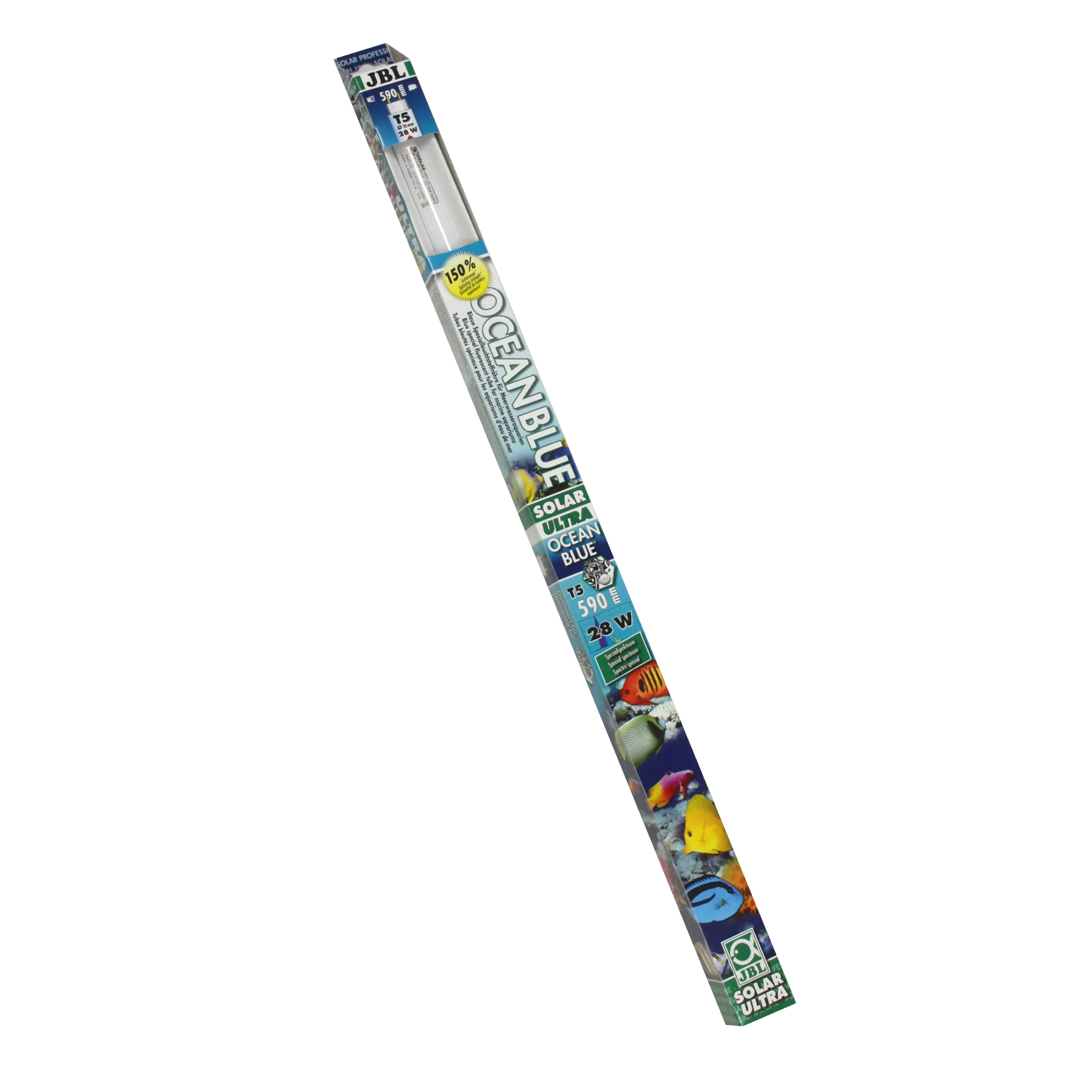 Special blue fluorescent tube to enhance the natural colours of corals, shells and other invertebrates in saltwater aquariums.