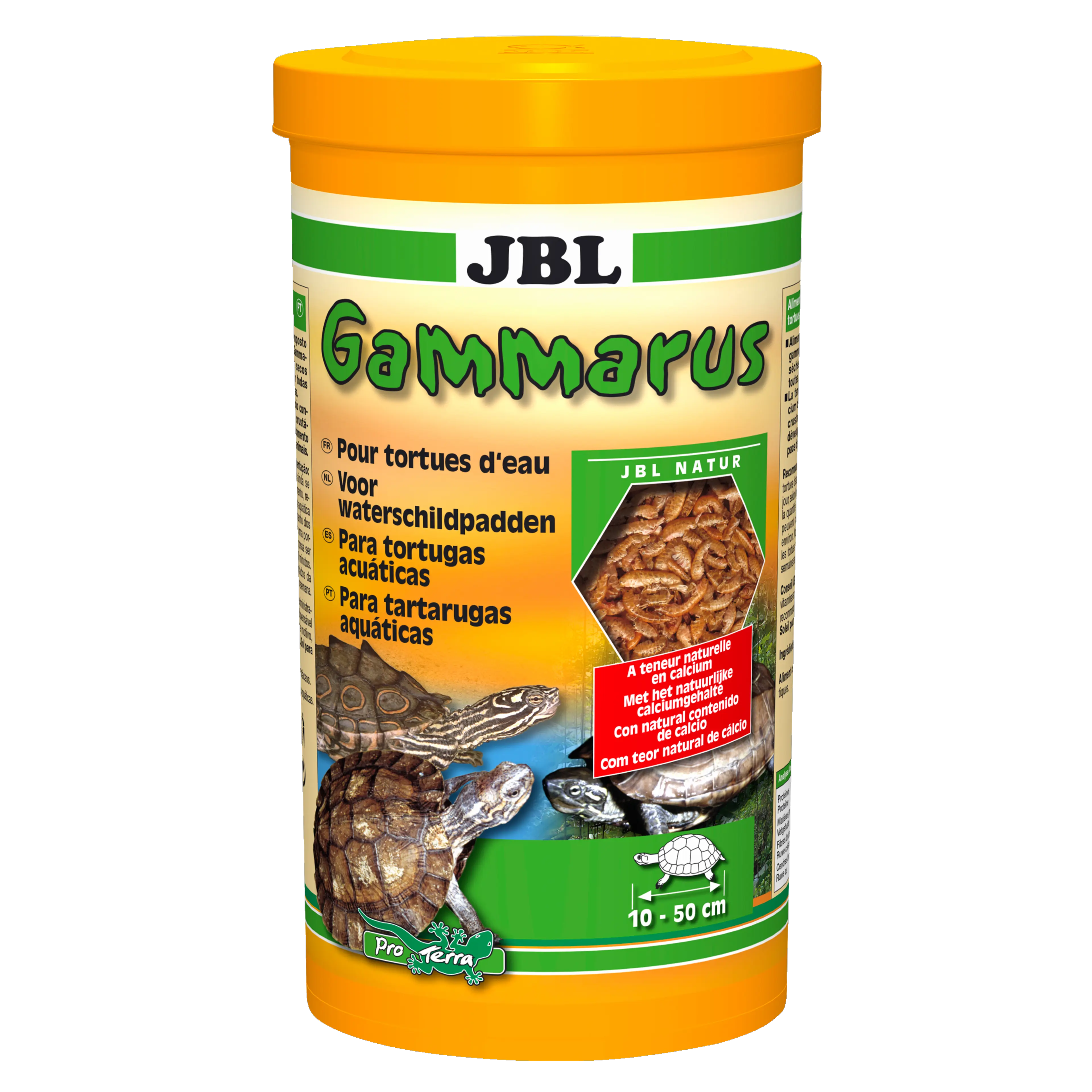 Supplementary food for aquatic turtles: Cleaned freshwater shrimp for turtles measuring 10–50 cm, supplementary food for swamp and aquatic turtles