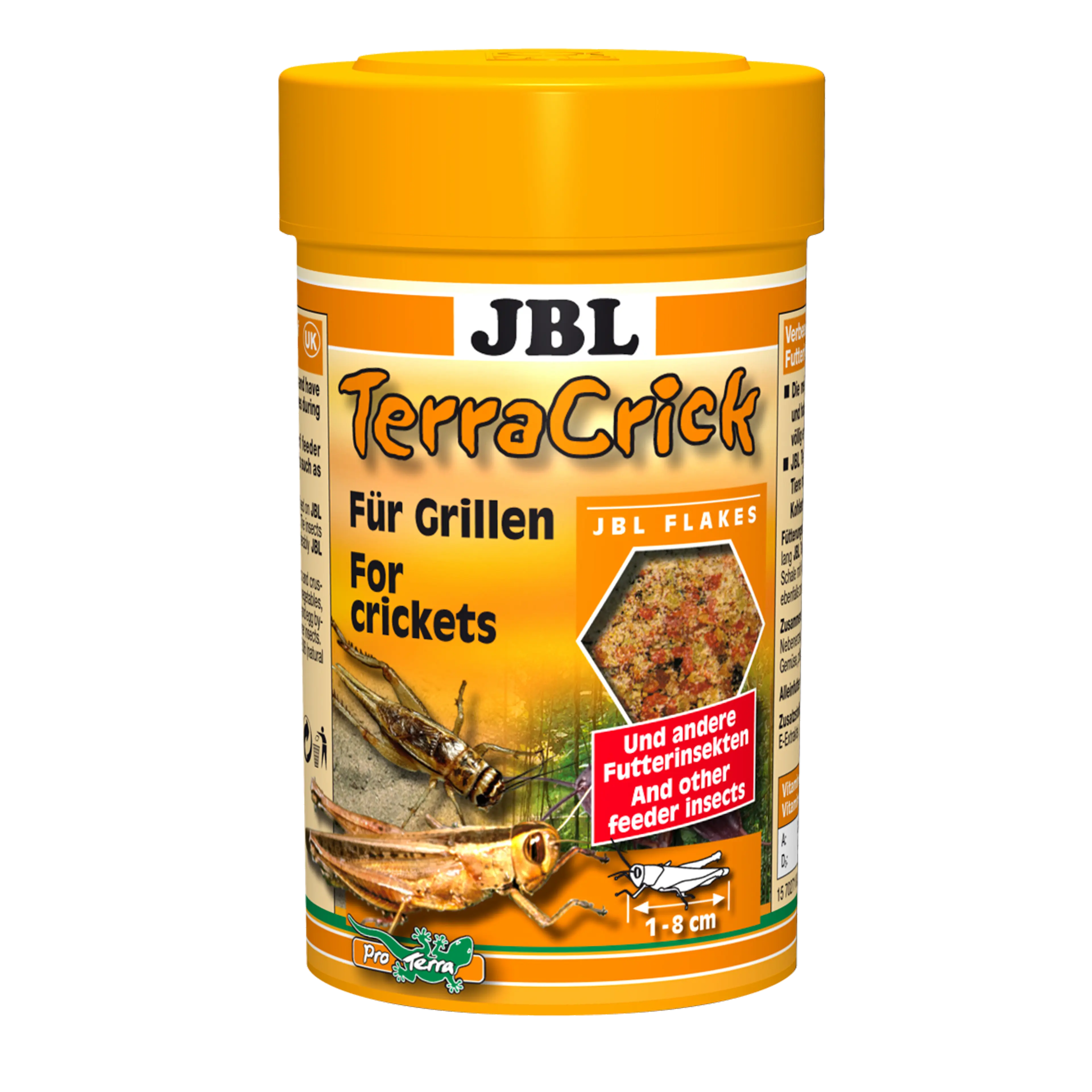 Improving the nutritional value of feed insects for terrarium animals: Complete feed for crickets and other insects